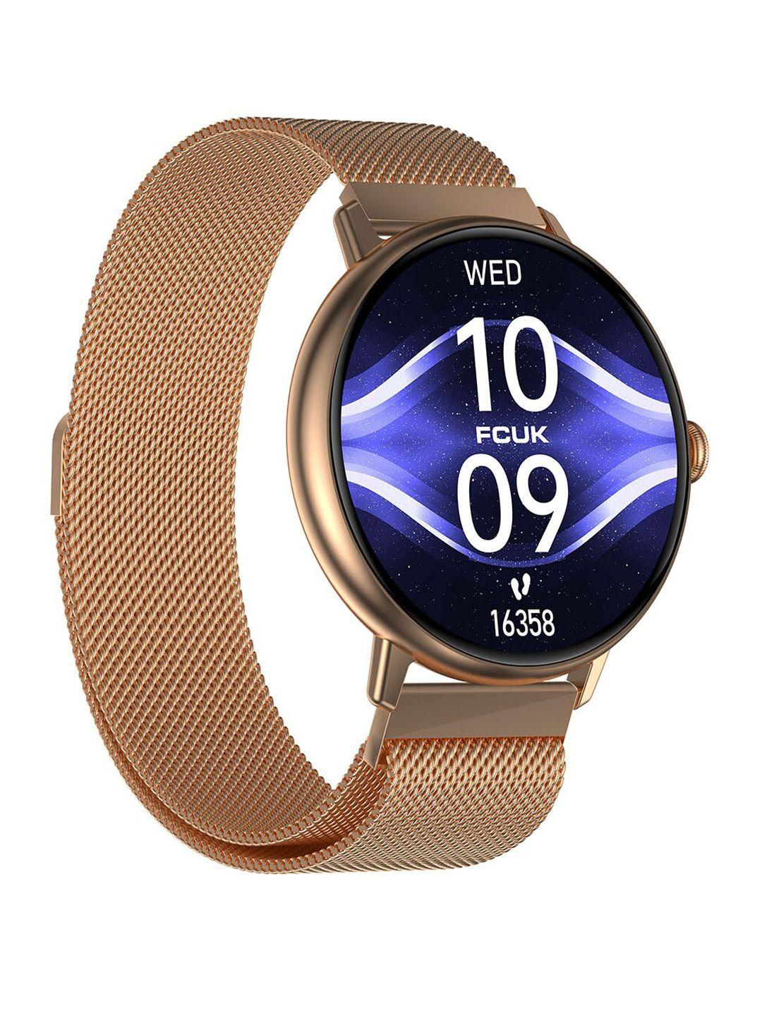 french connection full touch smartwatch with 1.39'' tft display bluetooth calling