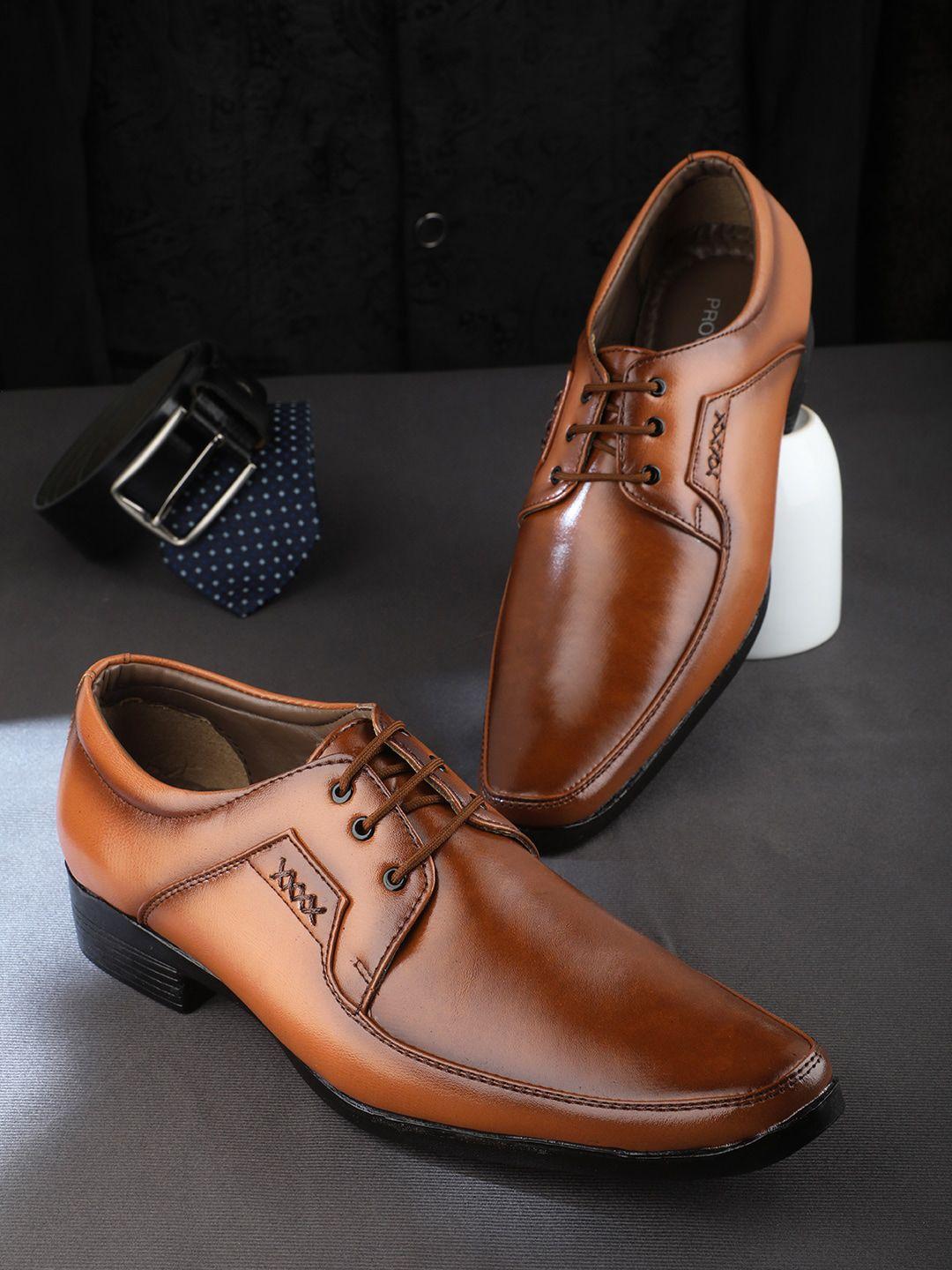 provogue men lace-up formal derbys