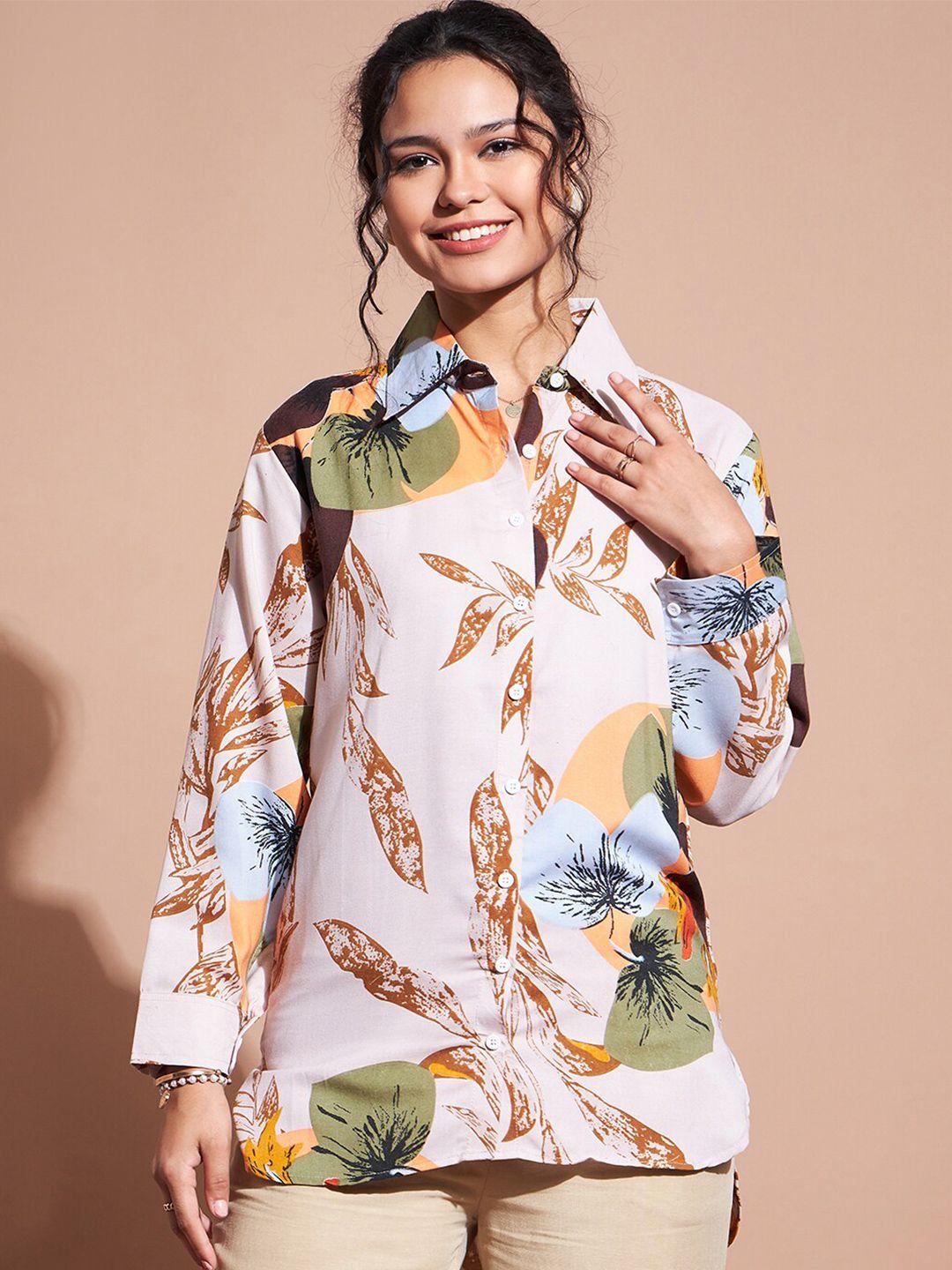 dressberry floral printed casual shirt