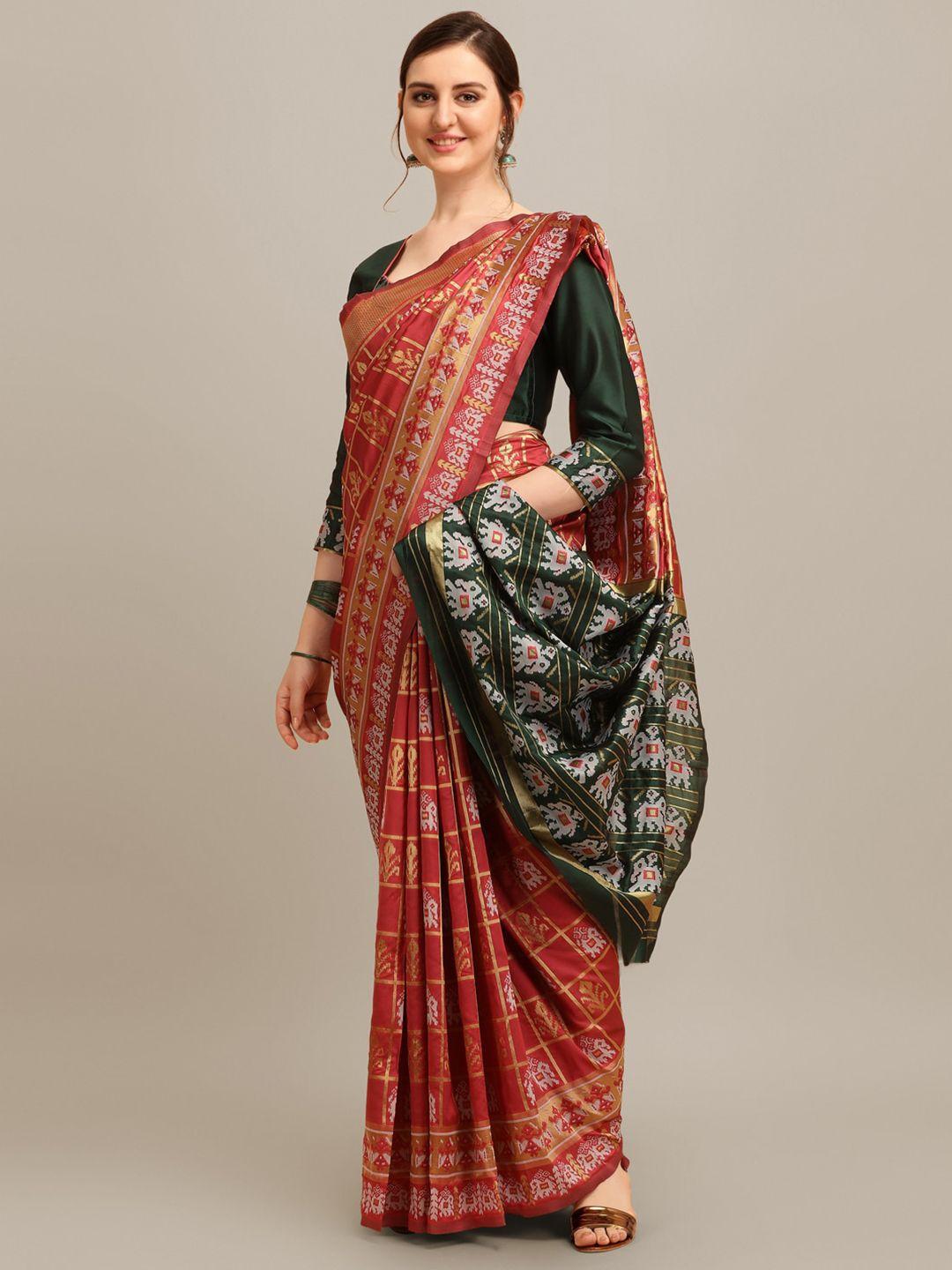 mitera ethnic motifs woven design zari silk cotton banarasi saree