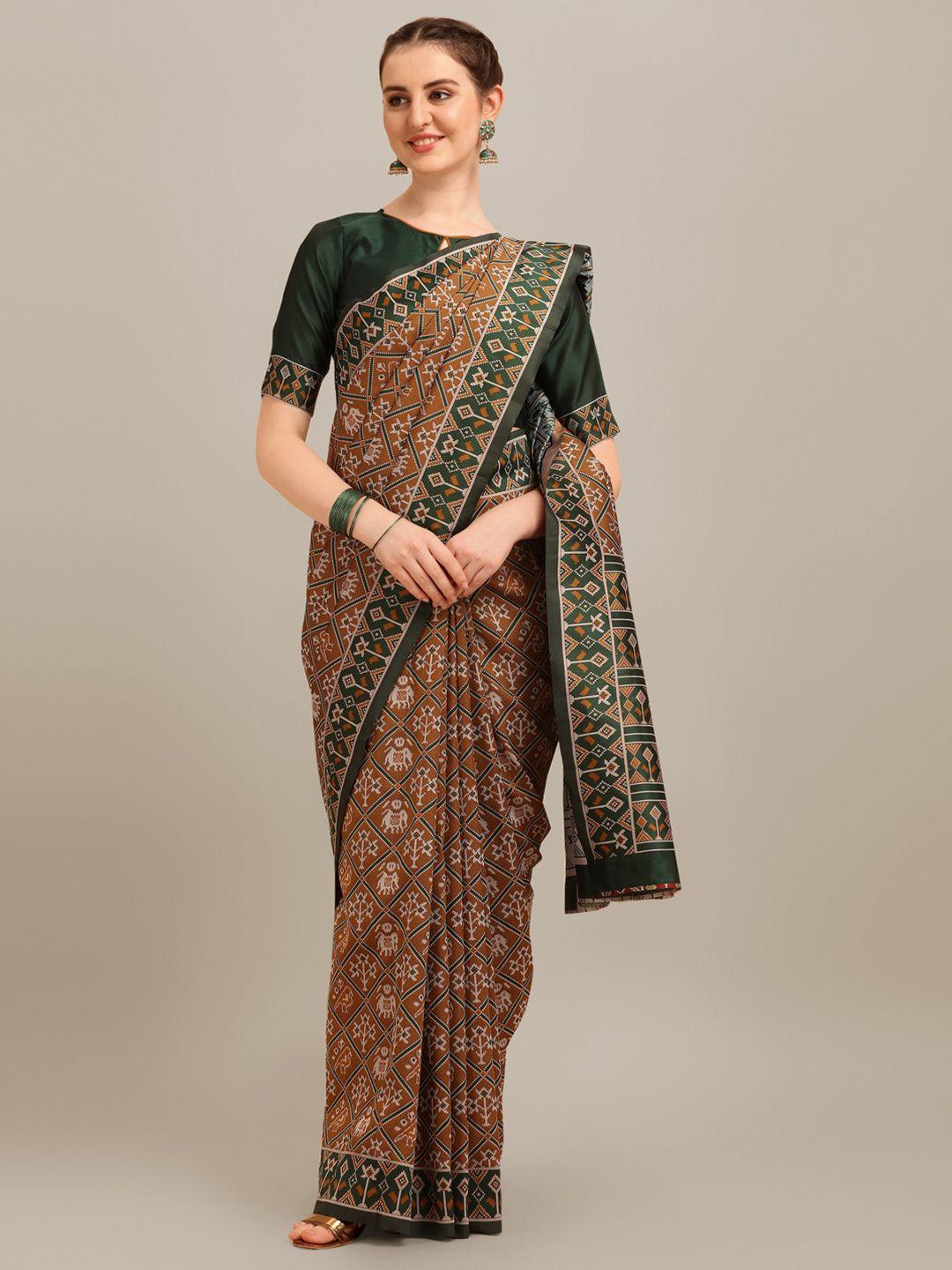 mitera ethnic motifs woven design patola saree