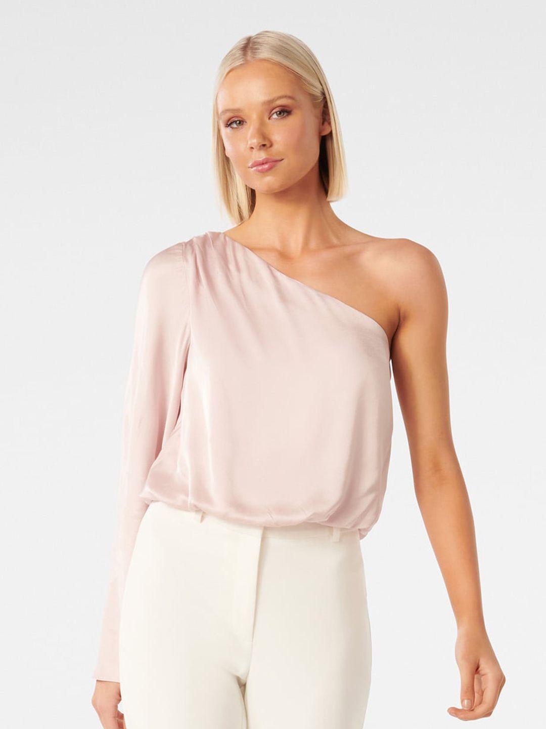 forever one shoulder top