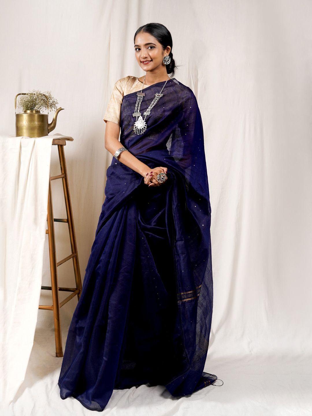 teejh silk cotton saree