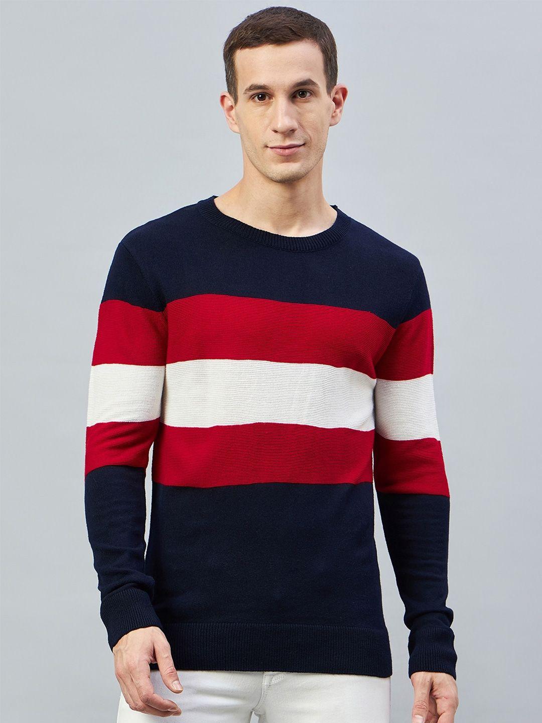 club york colourblocked acrylic pullover