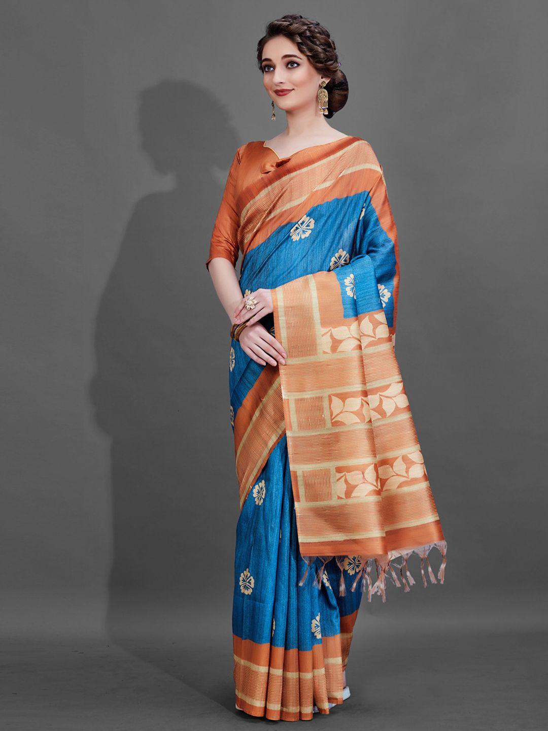 anouk ethnic motifs printed saree