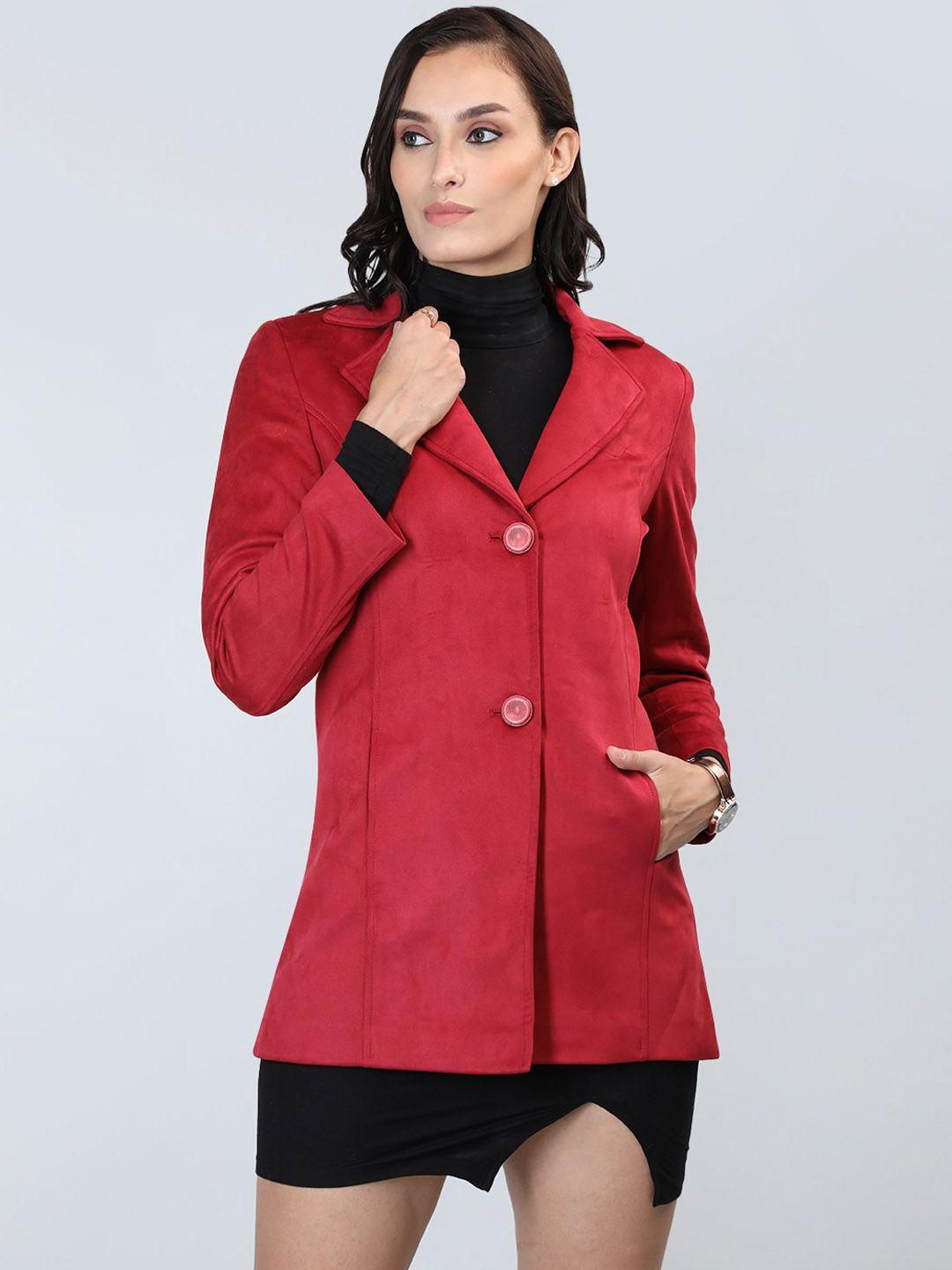 lure urban single breasted woollen overcoat