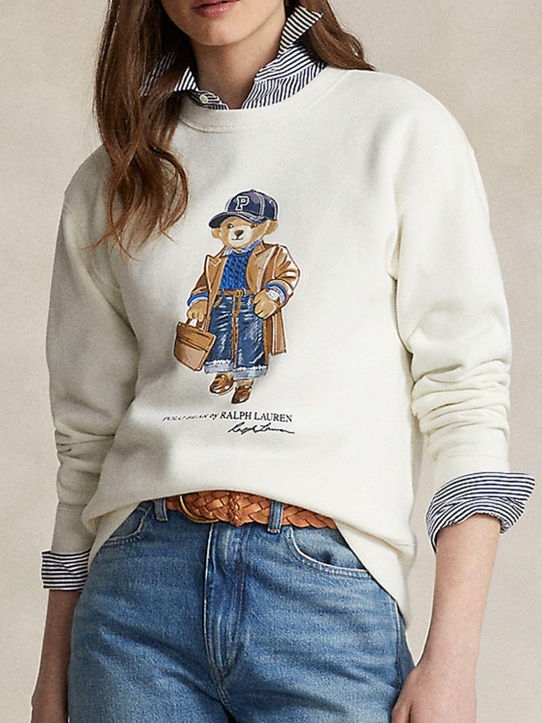 polo ralph lauren graphic printed pullover sweatshirts