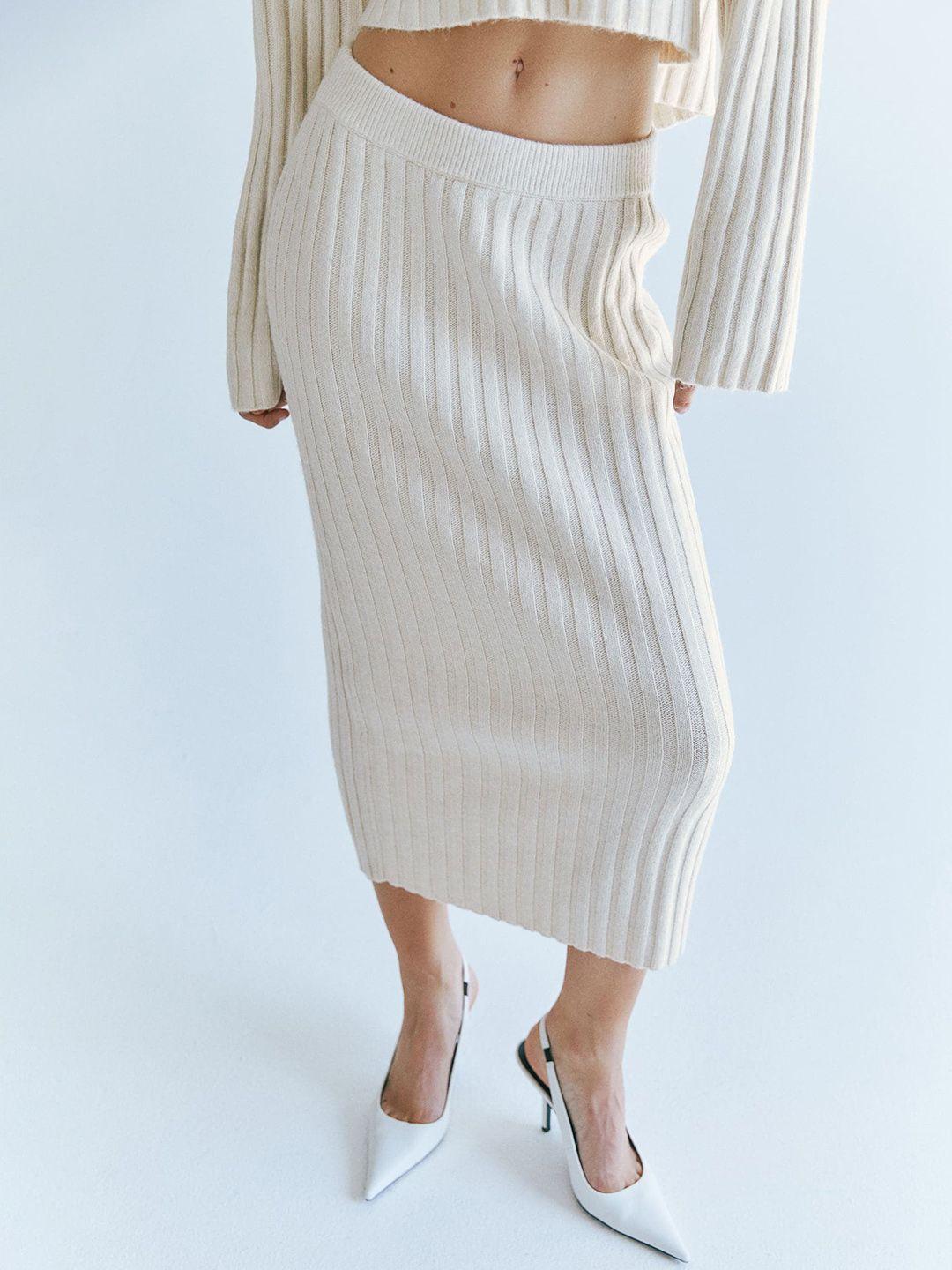 h&m rib-knit skirt