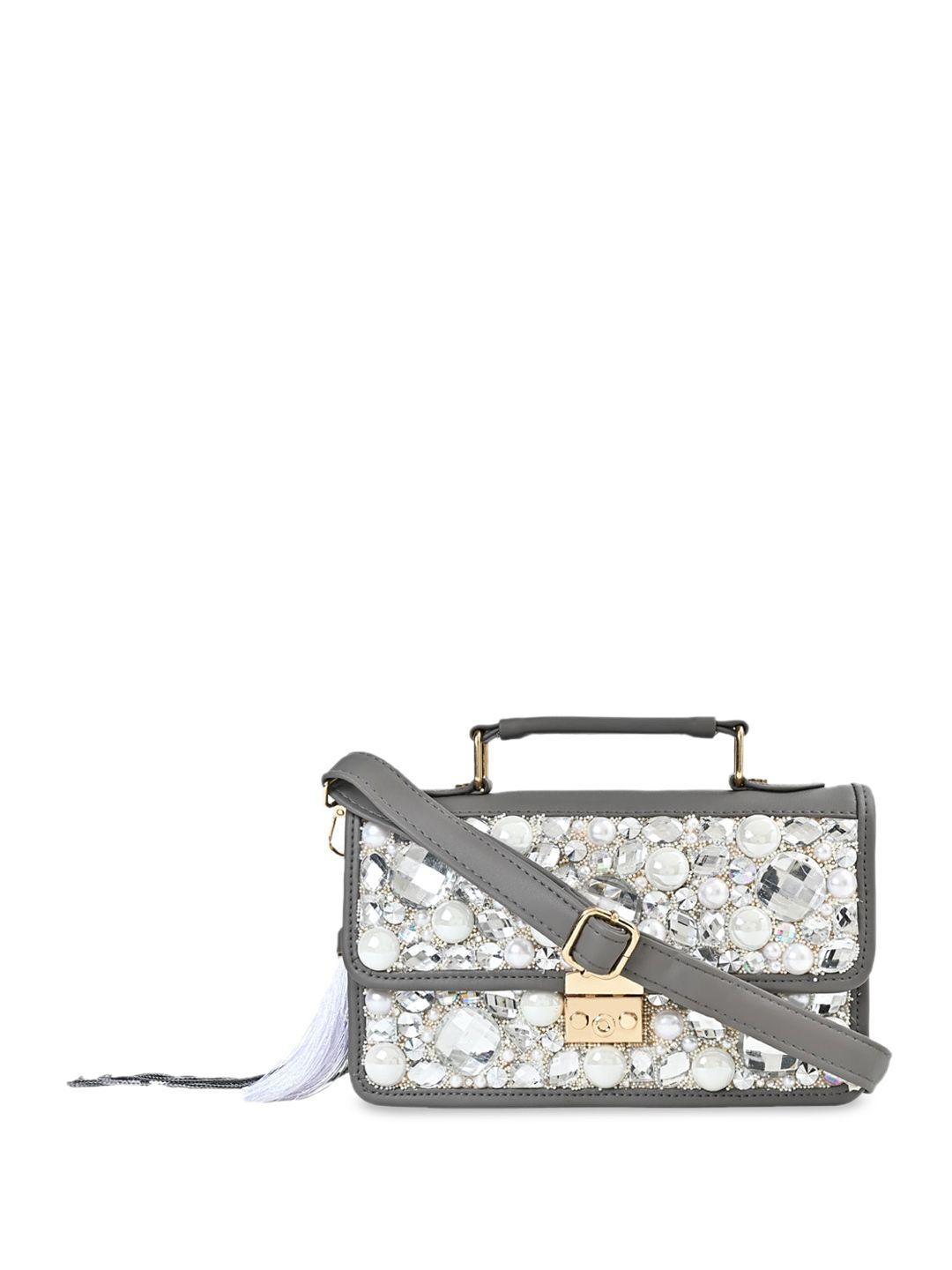 vdesi embellished structured satchel