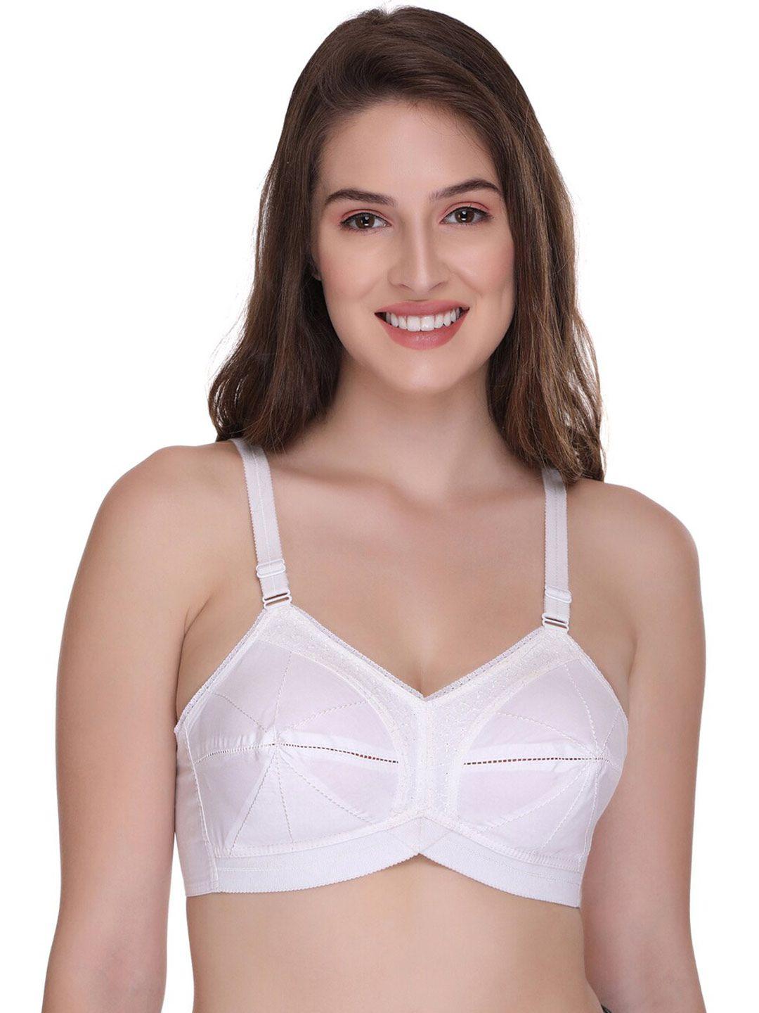 sona full coverage non padded non-wired cotton everyday bra with all day comfort