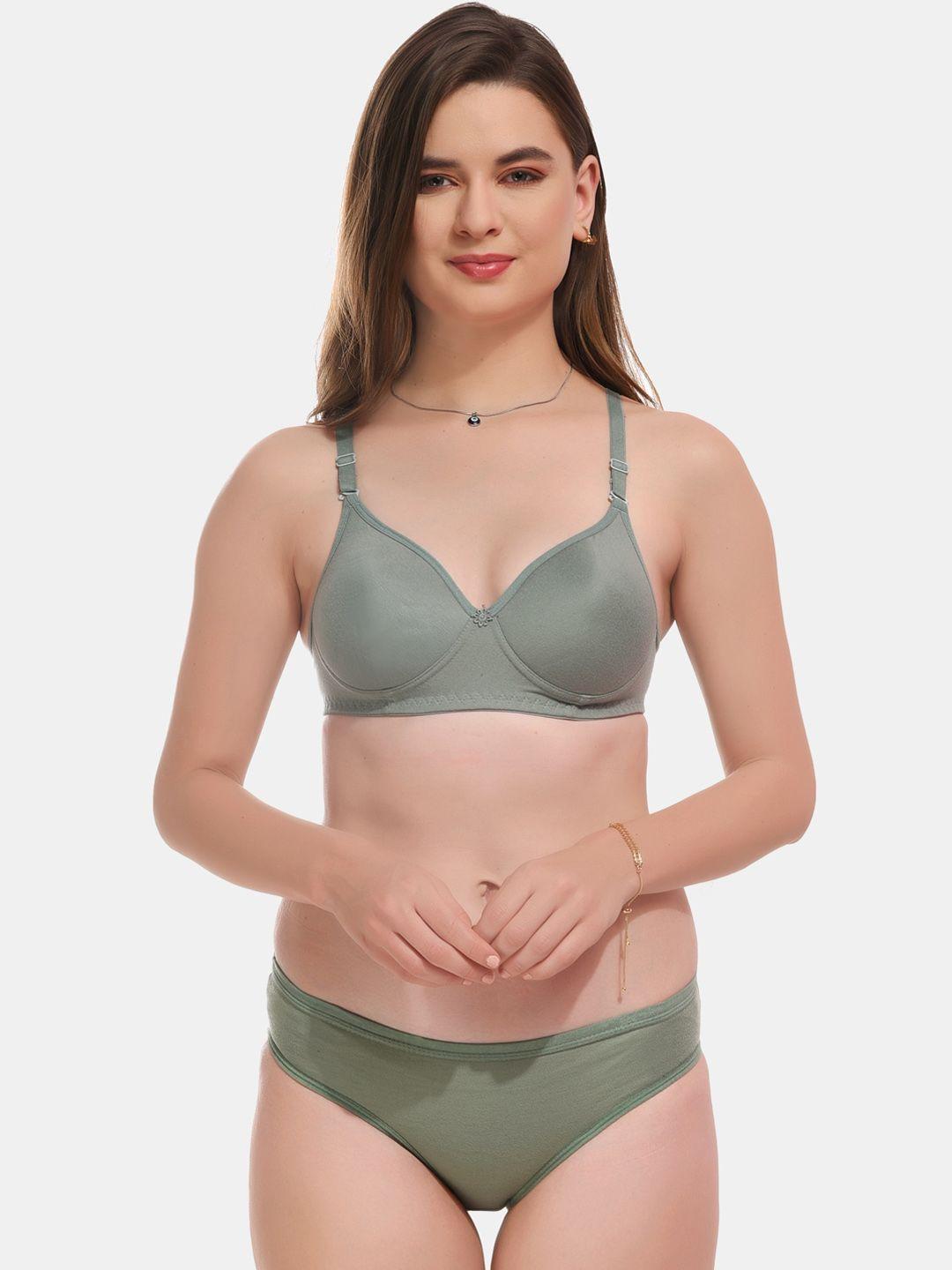 esoroucha lightly padded non wired lingerie set