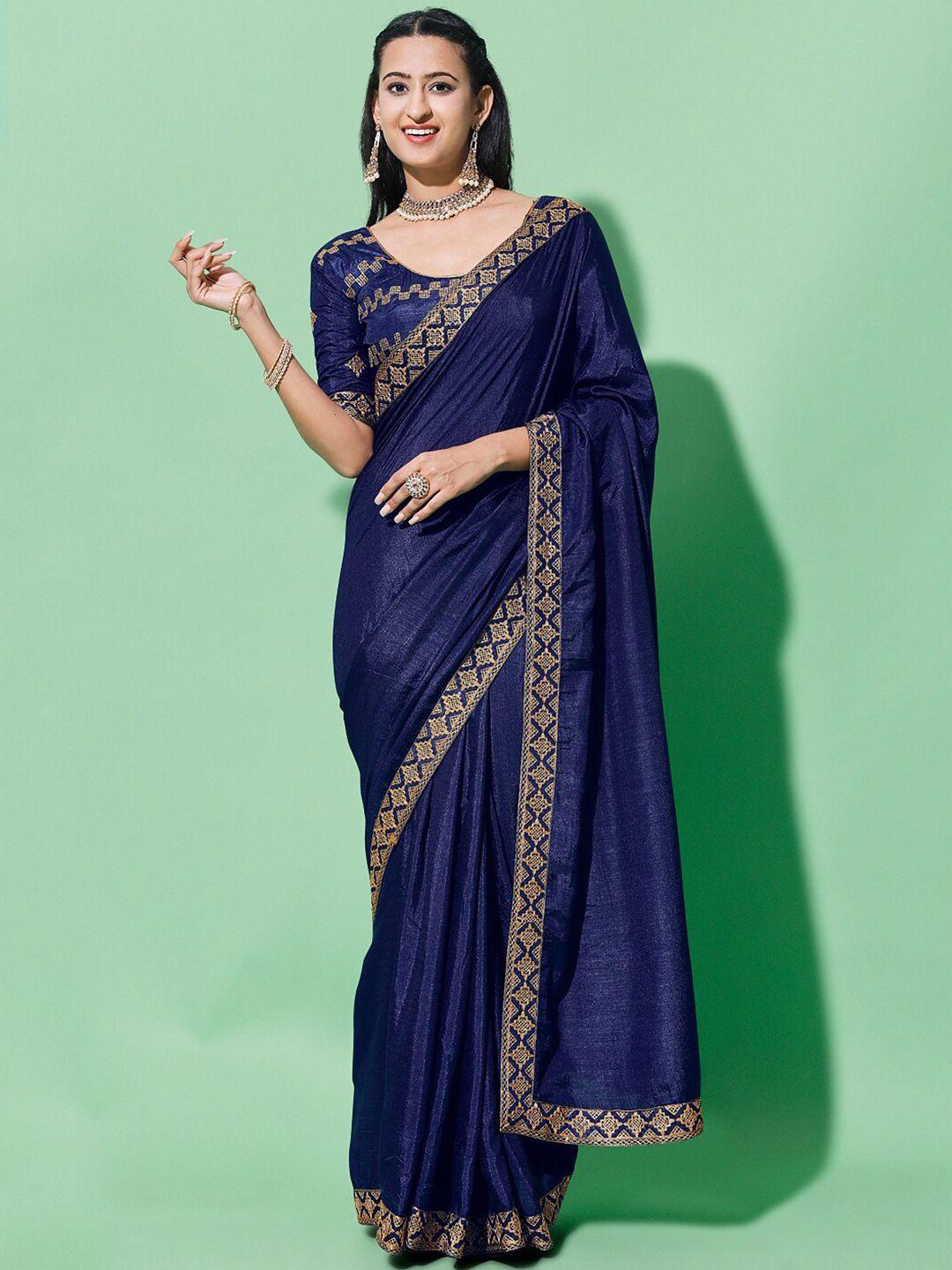 orus embroidered silk cotton saree