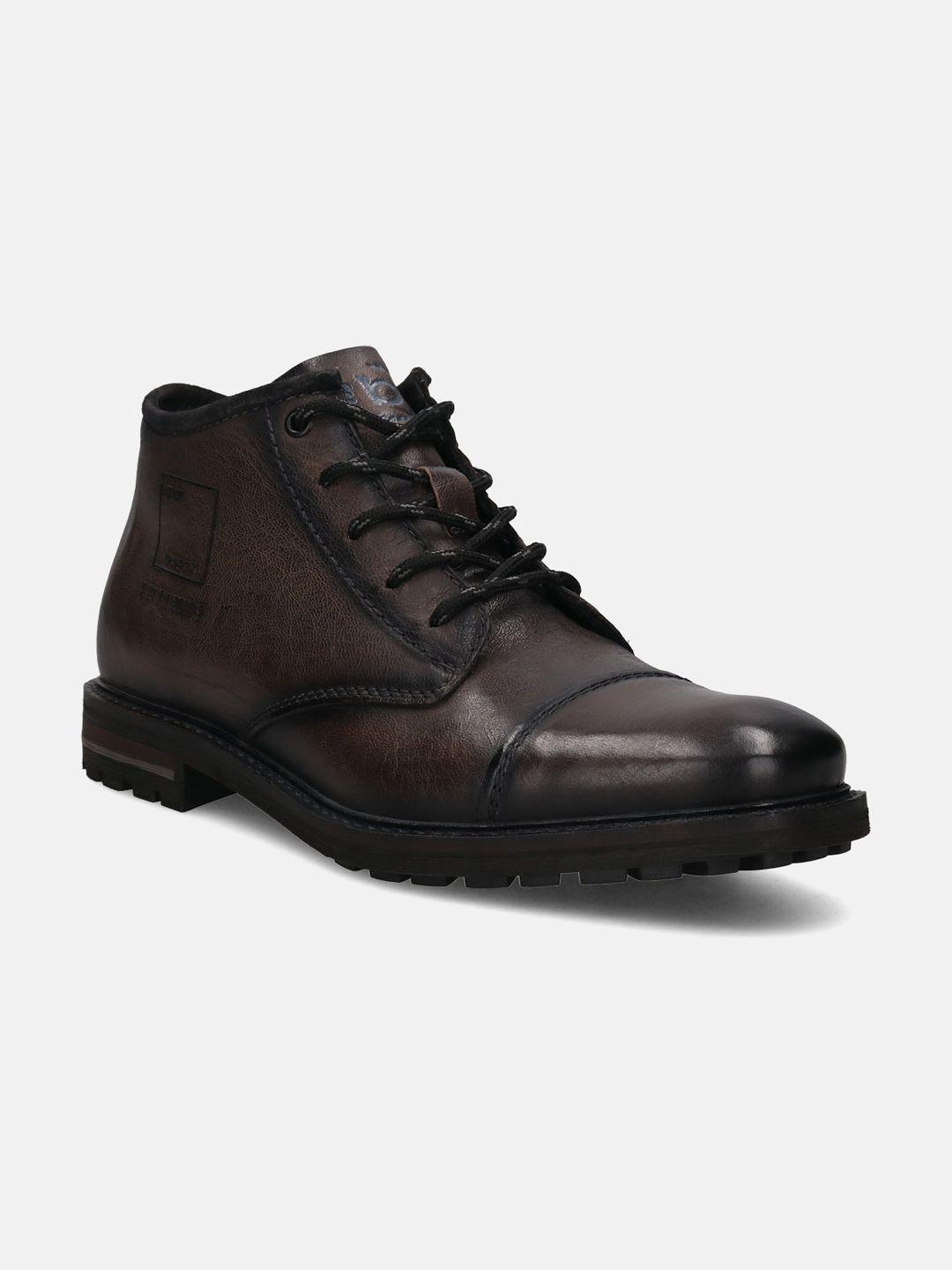 bugatti men masat mid top leather regular boots