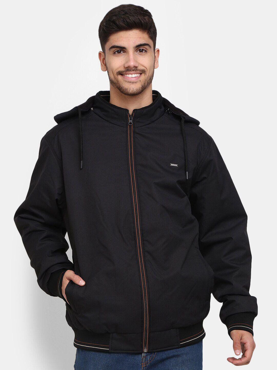 v-mart lightweight hooded cotton bomber jacket