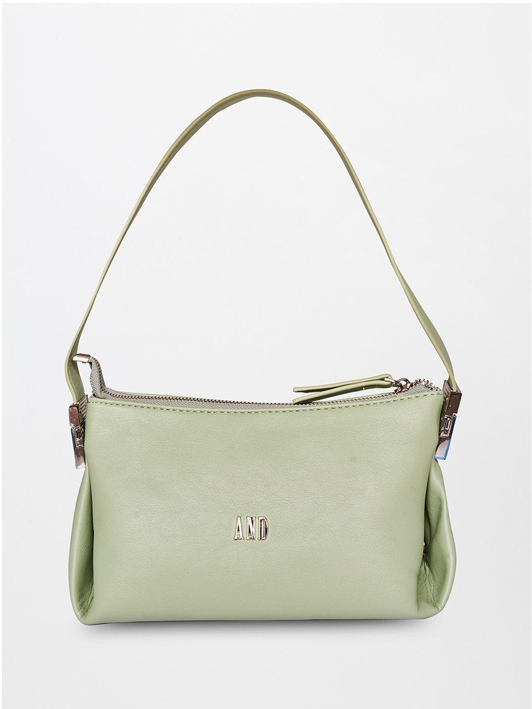 and pu structured shoulder bag