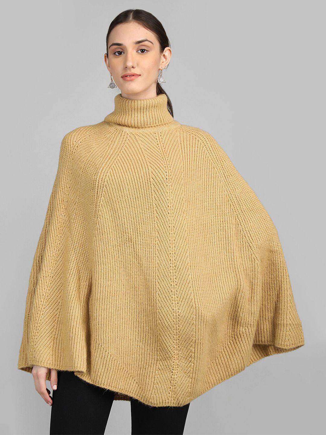 rage ribbed acrylic poncho