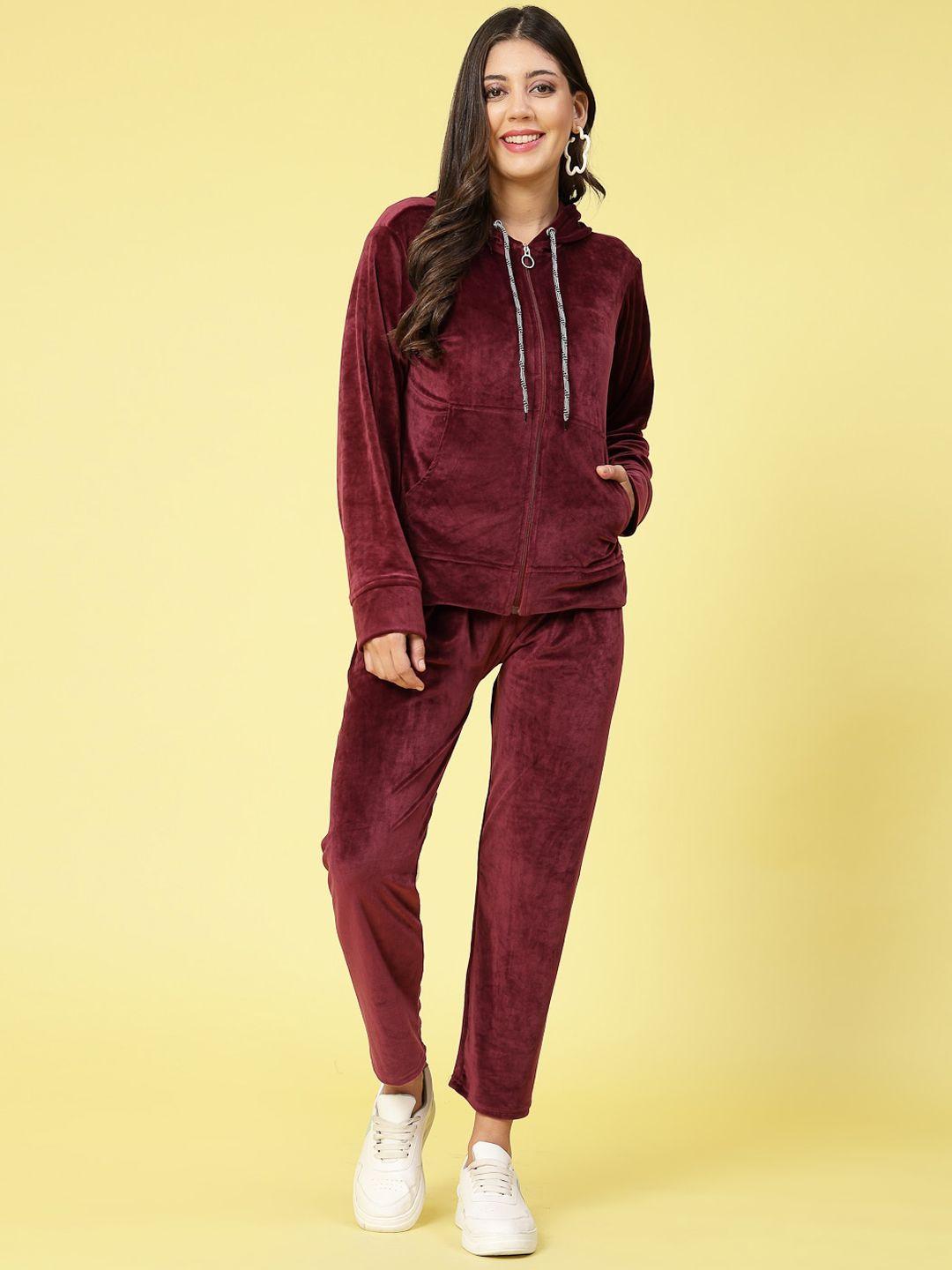 clora creation hooded sweatshirt with trousers