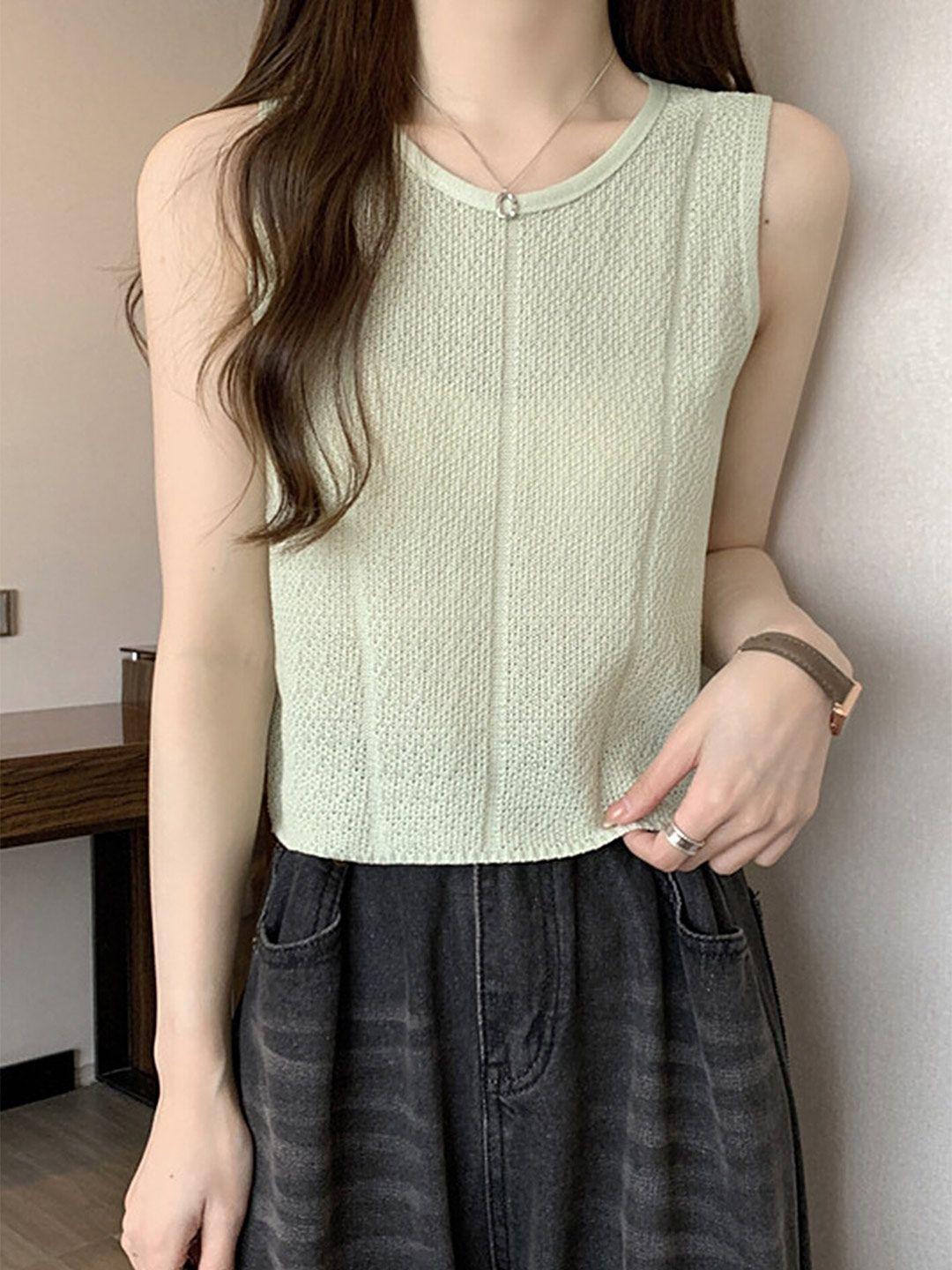 lulu & sky green top