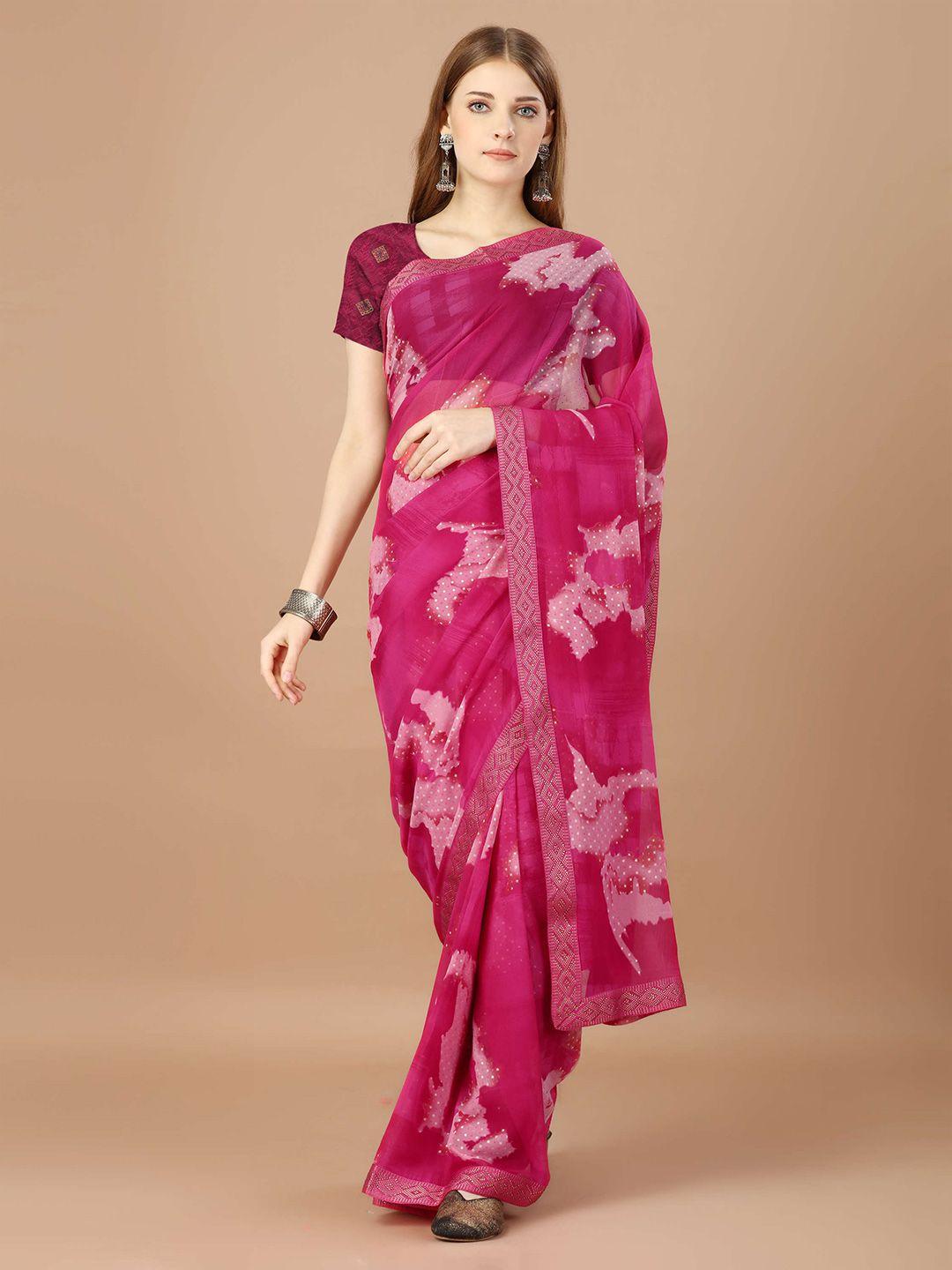 mitera zari pure georgette saree