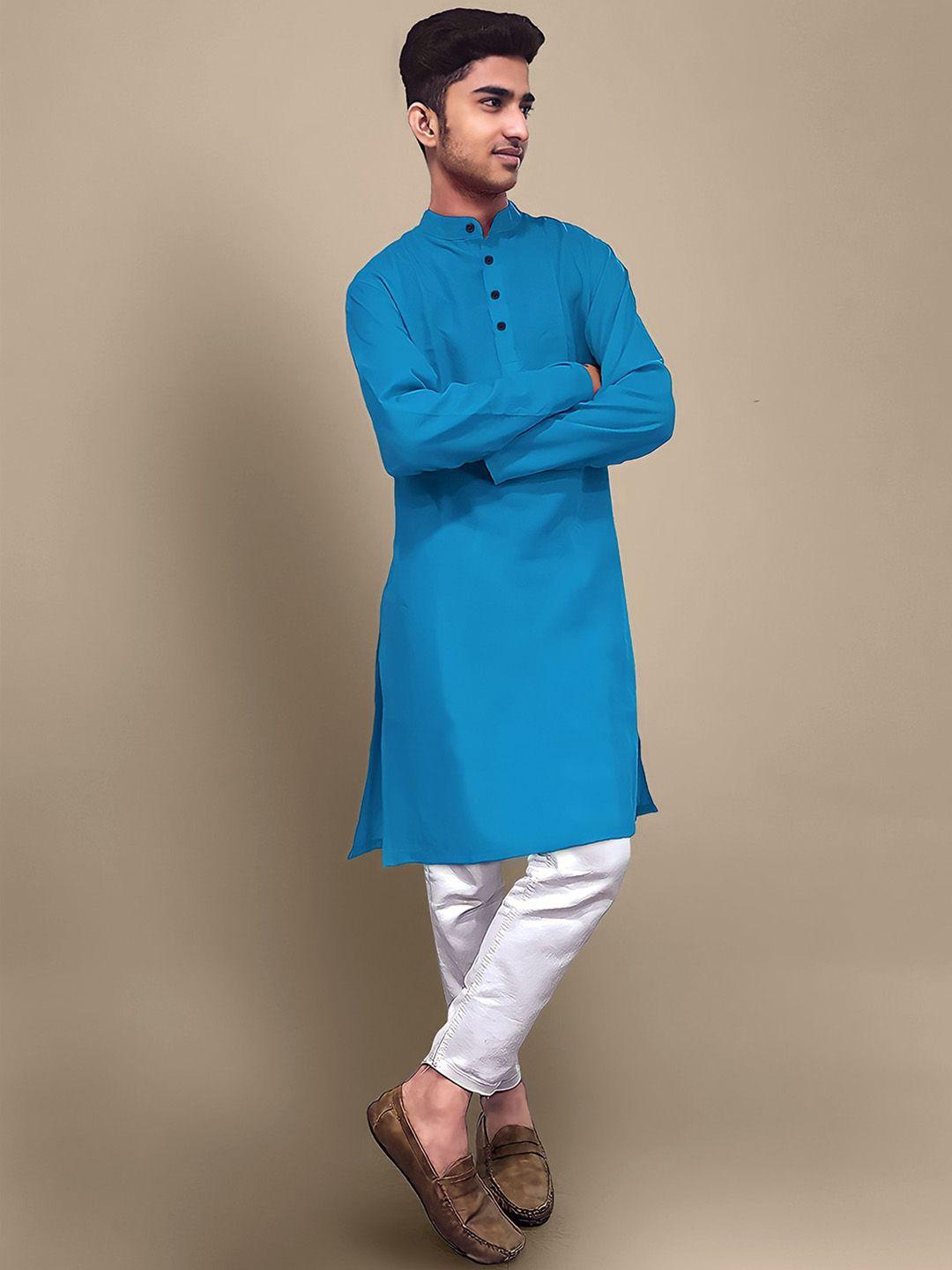 1 stop fashion mandarin collar thread work kurta