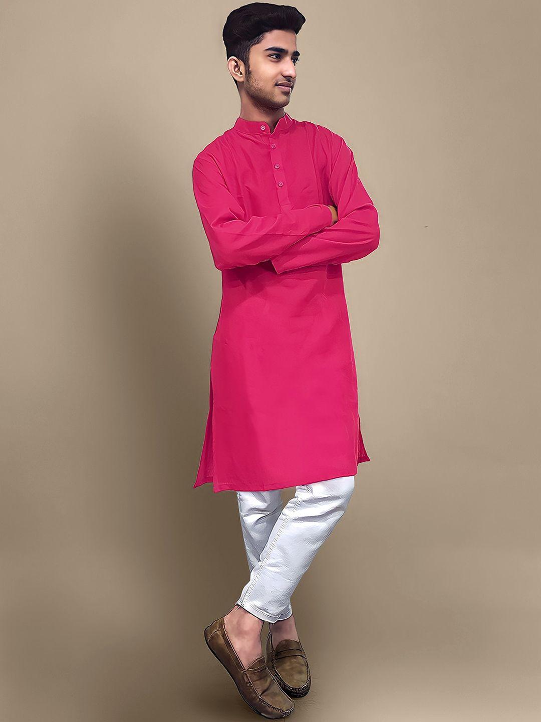 1 stop fashion mandarin collar thread work kurta