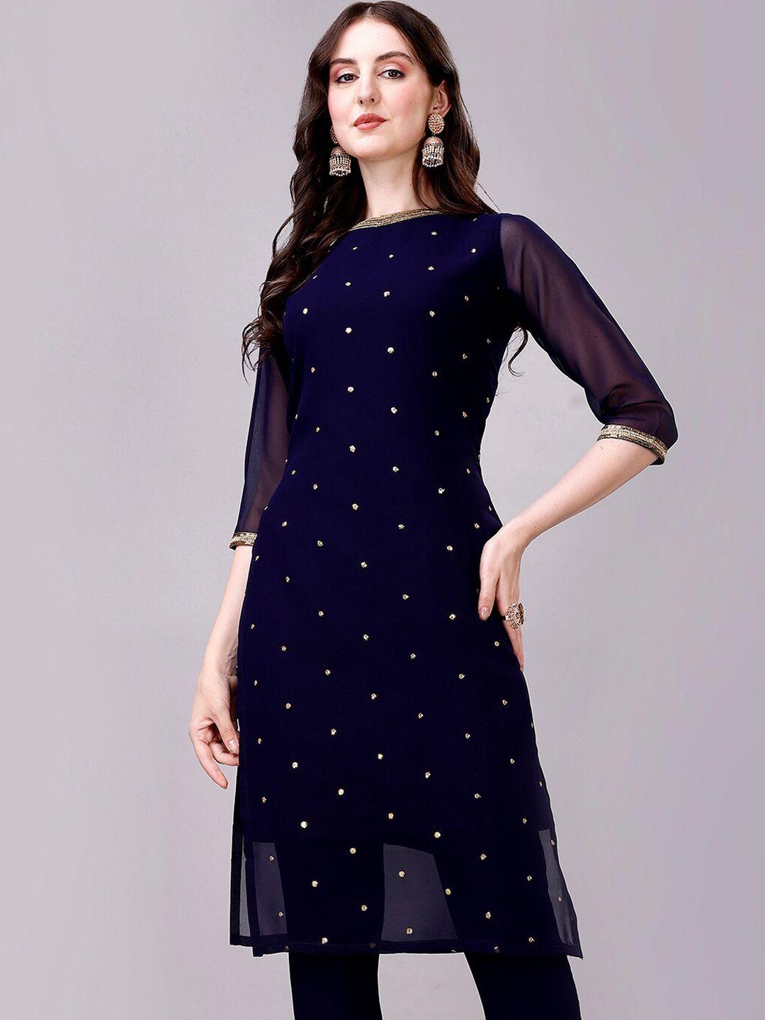 gorgone embellished sequinned kurta