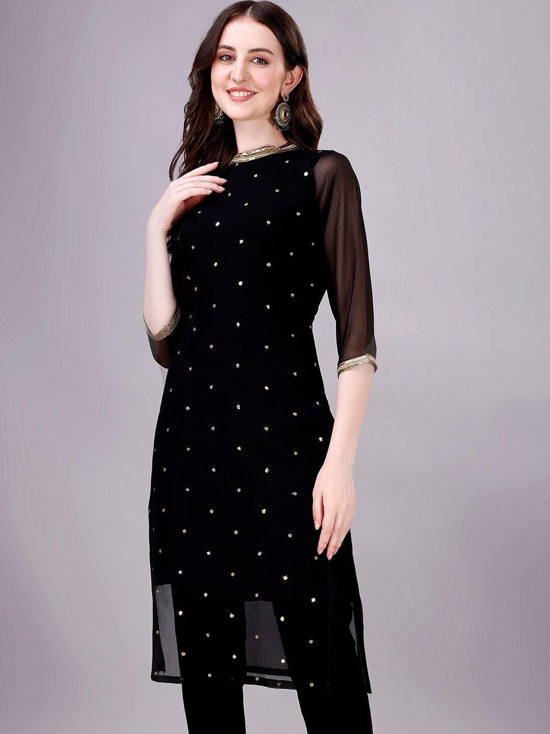 gorgone embellished sequinned kurta