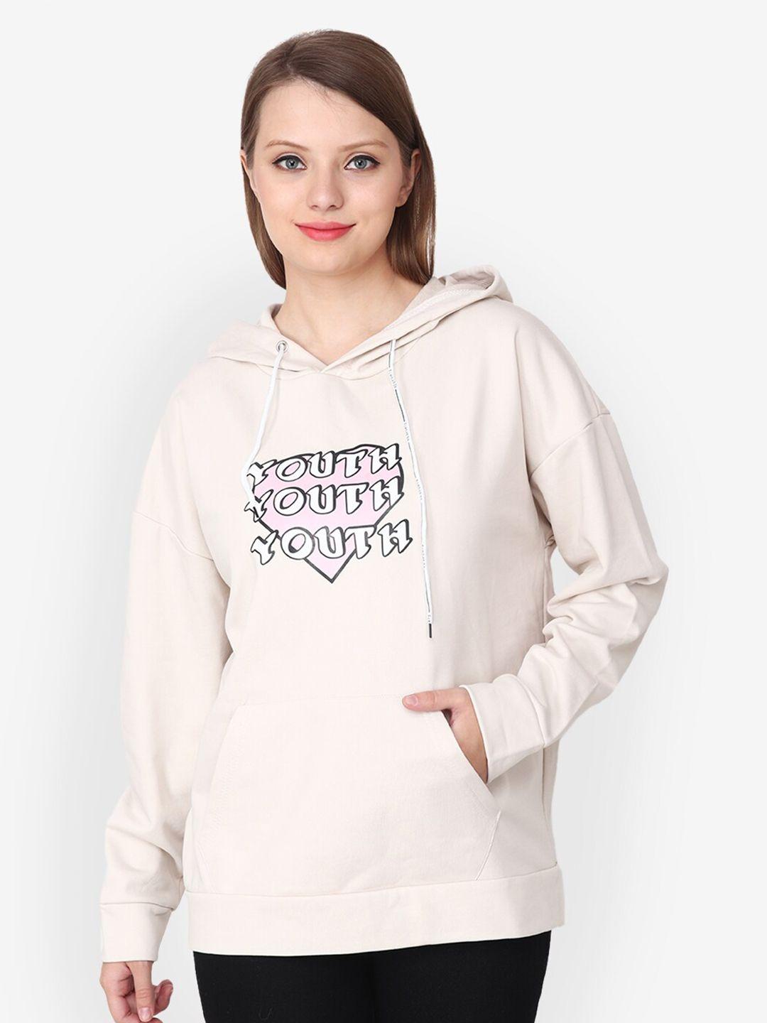 albion hooded printed sweatshirt