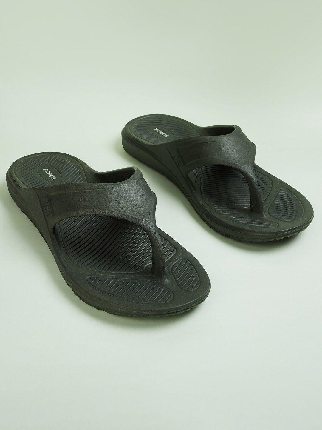 forca men textured thong flip-flops