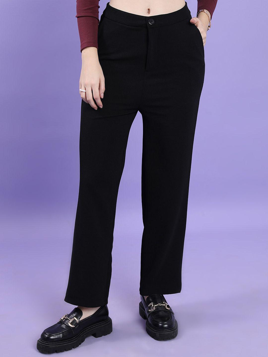 ketch women mid rise tailored trousers