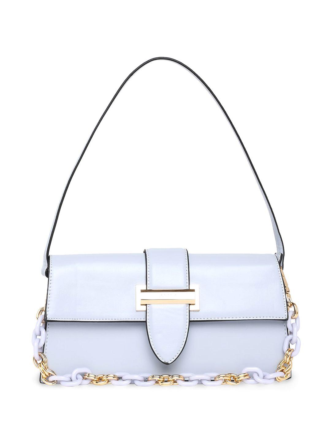 aldo blue structured handheld bag