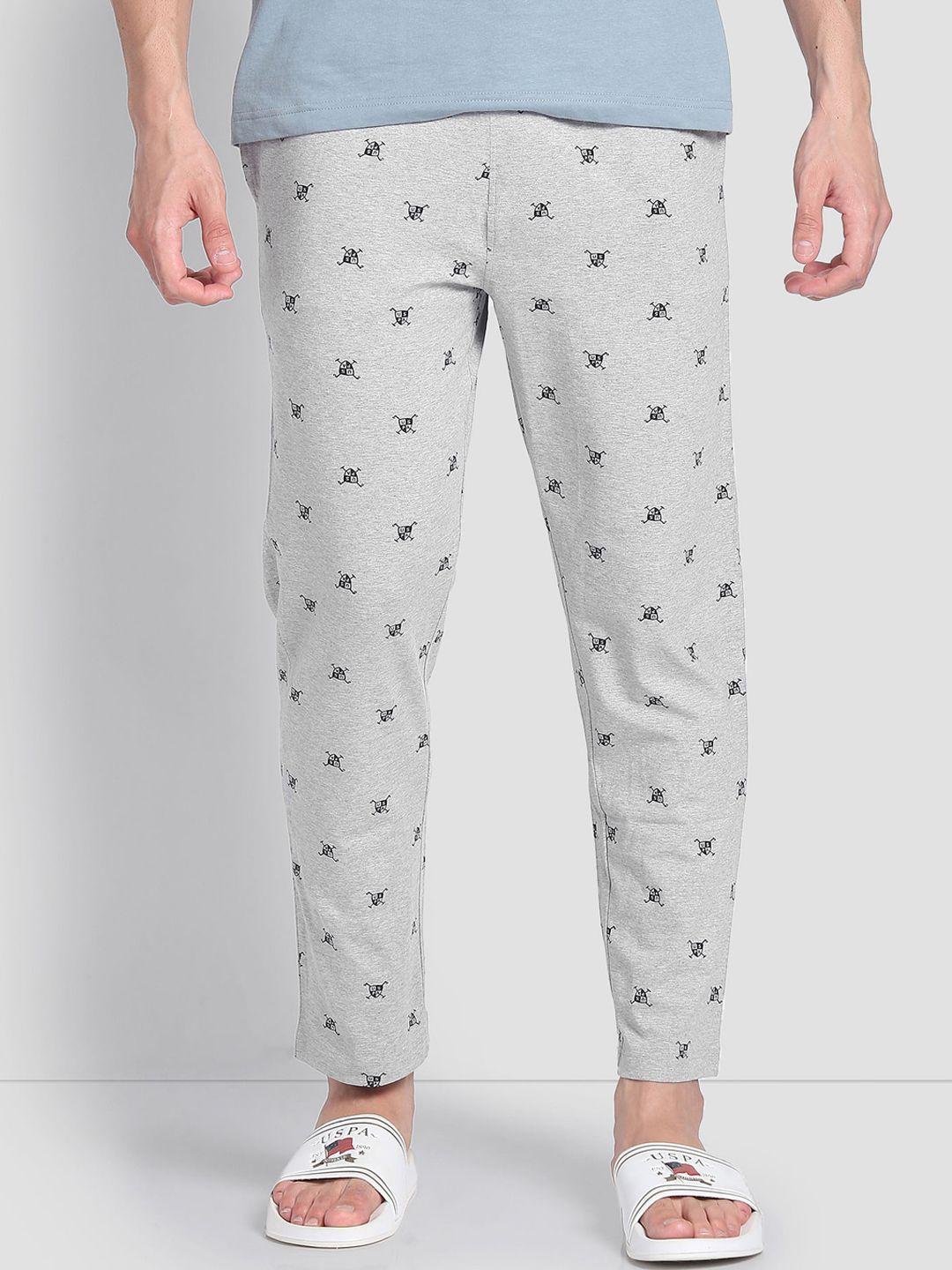 u.s. polo assn. men printed comfortable lounge pants