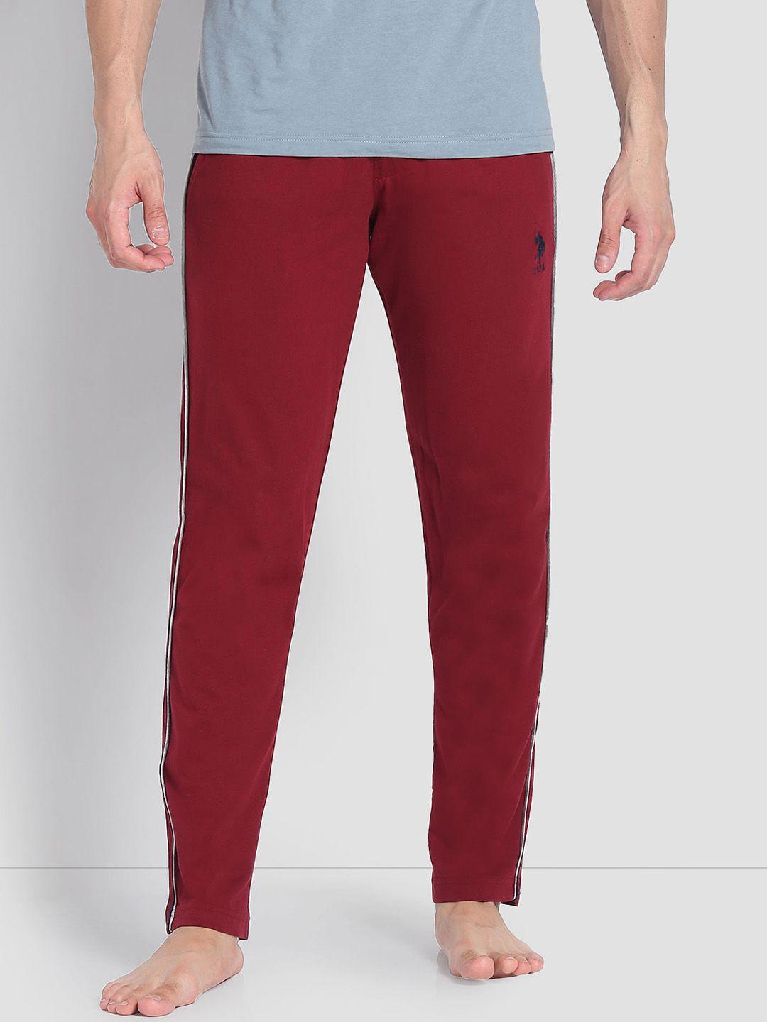 u.s. polo assn. men mid rise lounge track pants