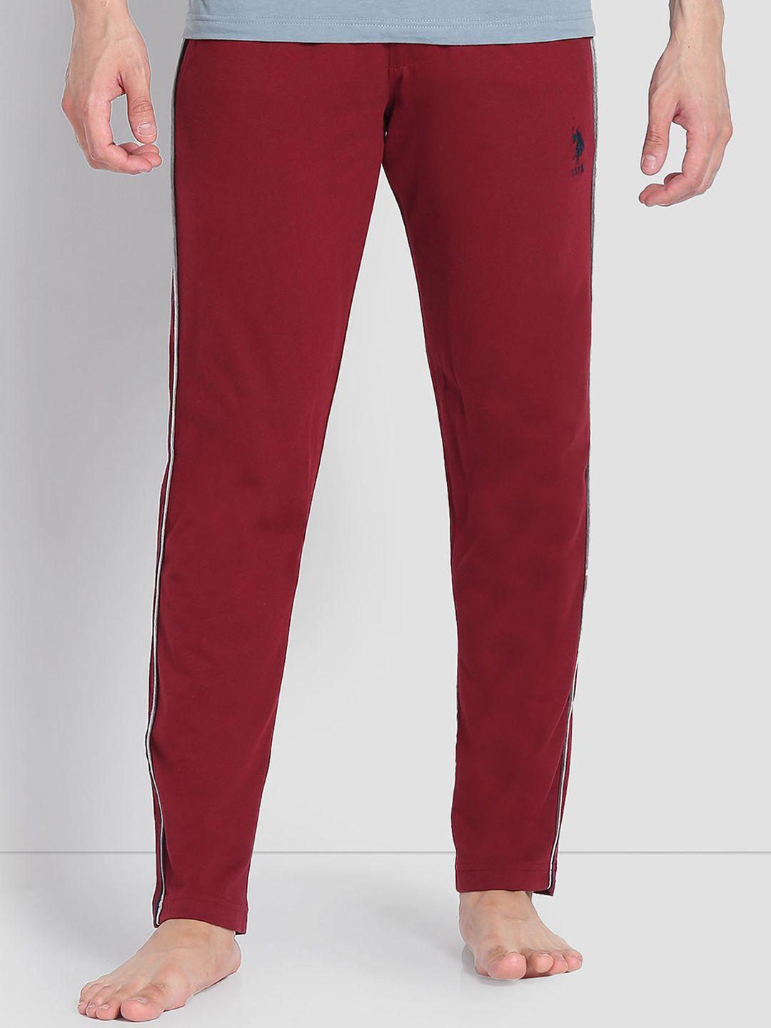 u.s. polo assn. men mid rise lounge track pants