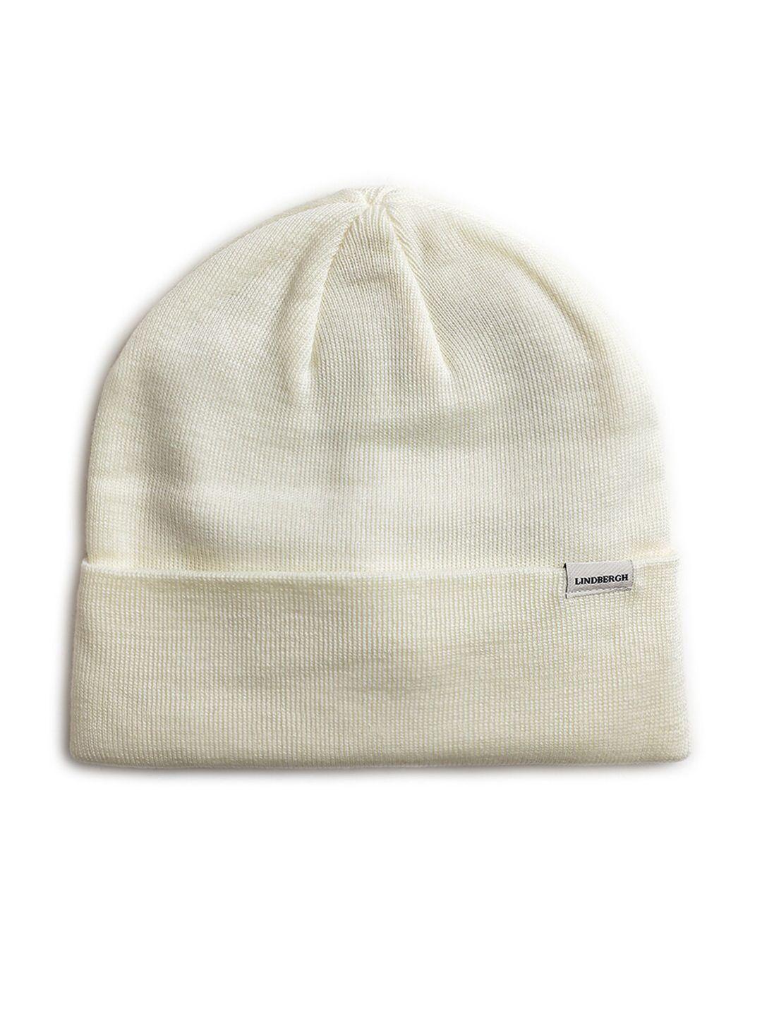 lindbergh men solid acrylic beanie