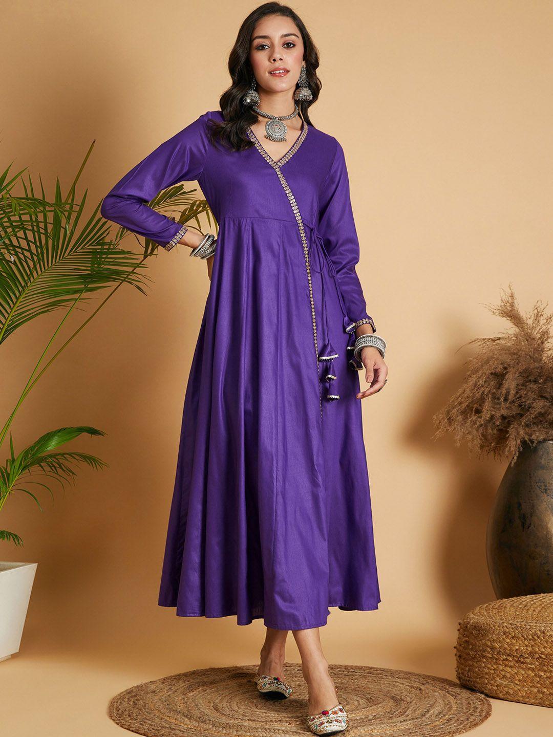 shae by sassafras gotta patti angrakha midi ethnic dress