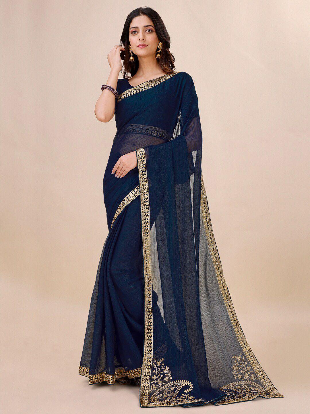 orus pure georgette saree