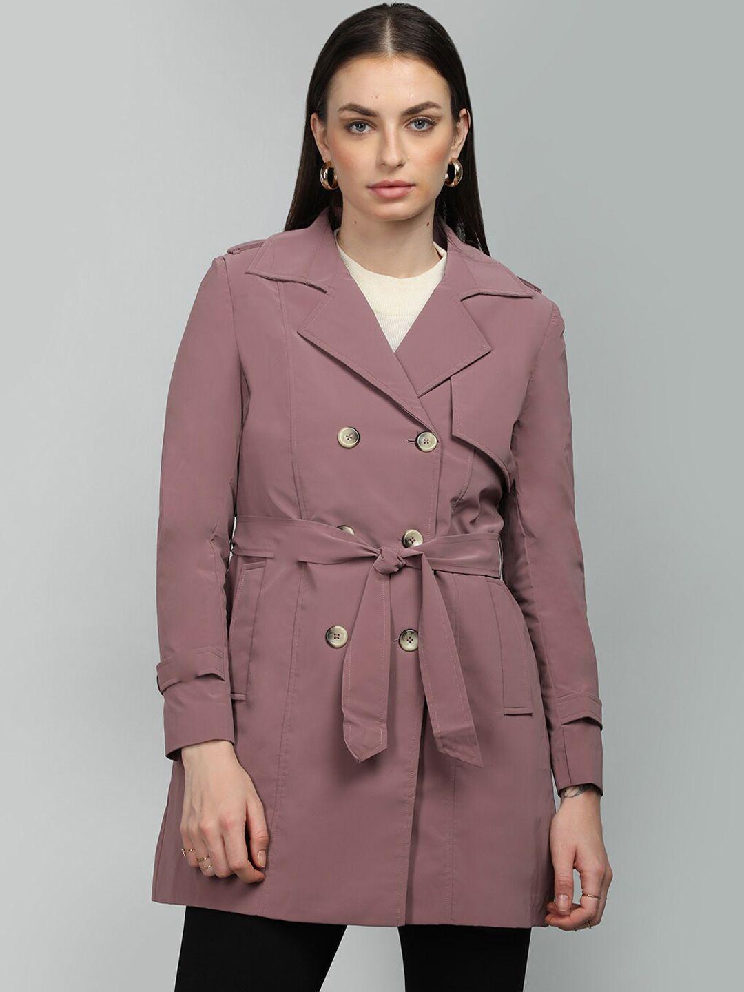 honnete notched lapel single-breasted coat