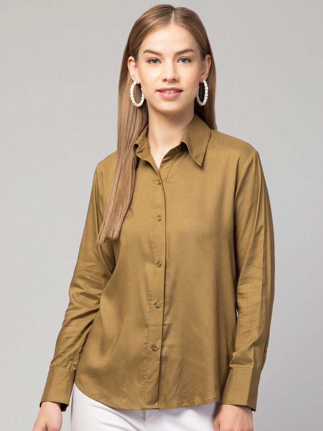 chemistry spread collar formal shirt