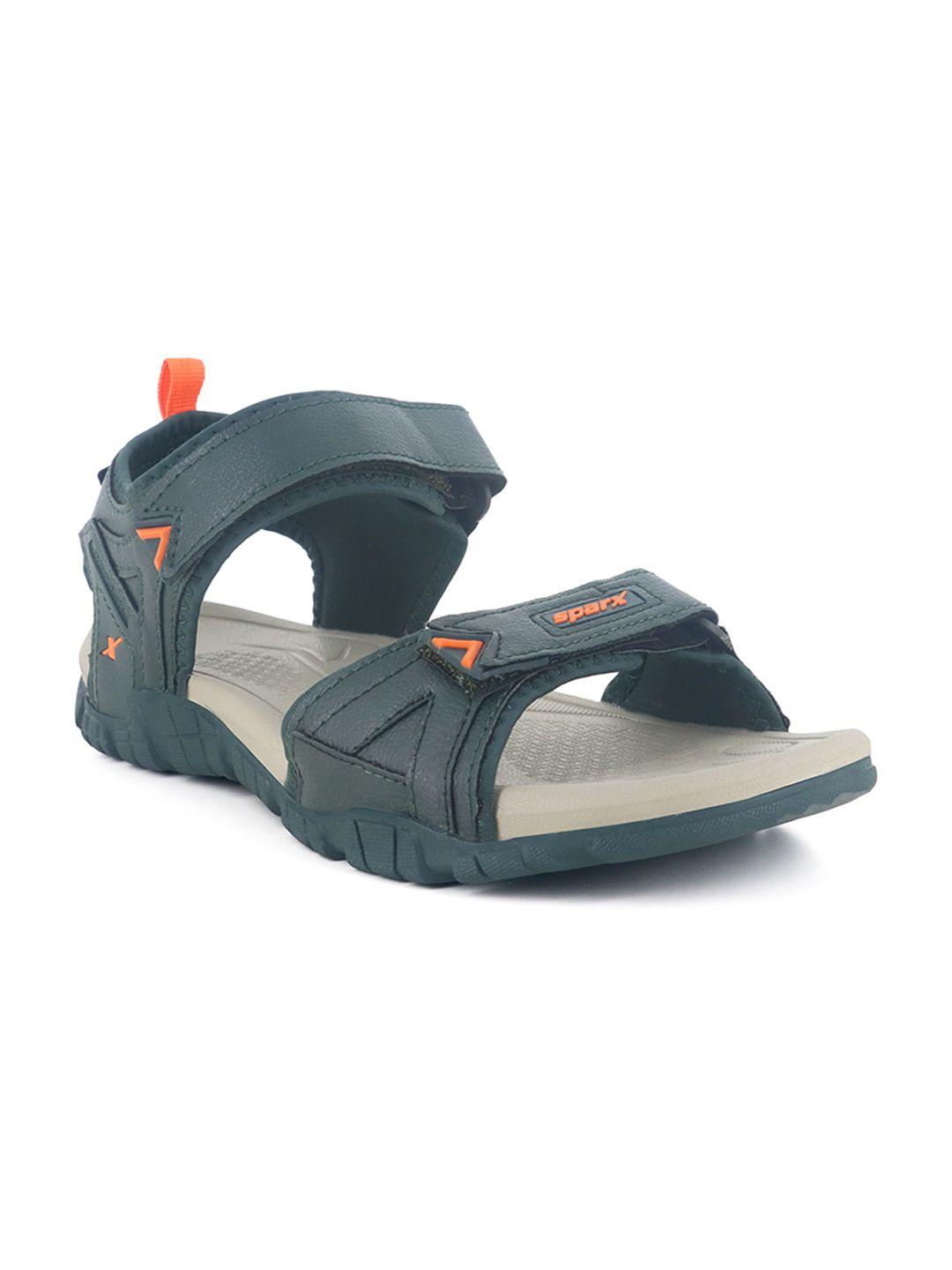 sparx men textured velcro sports sandals