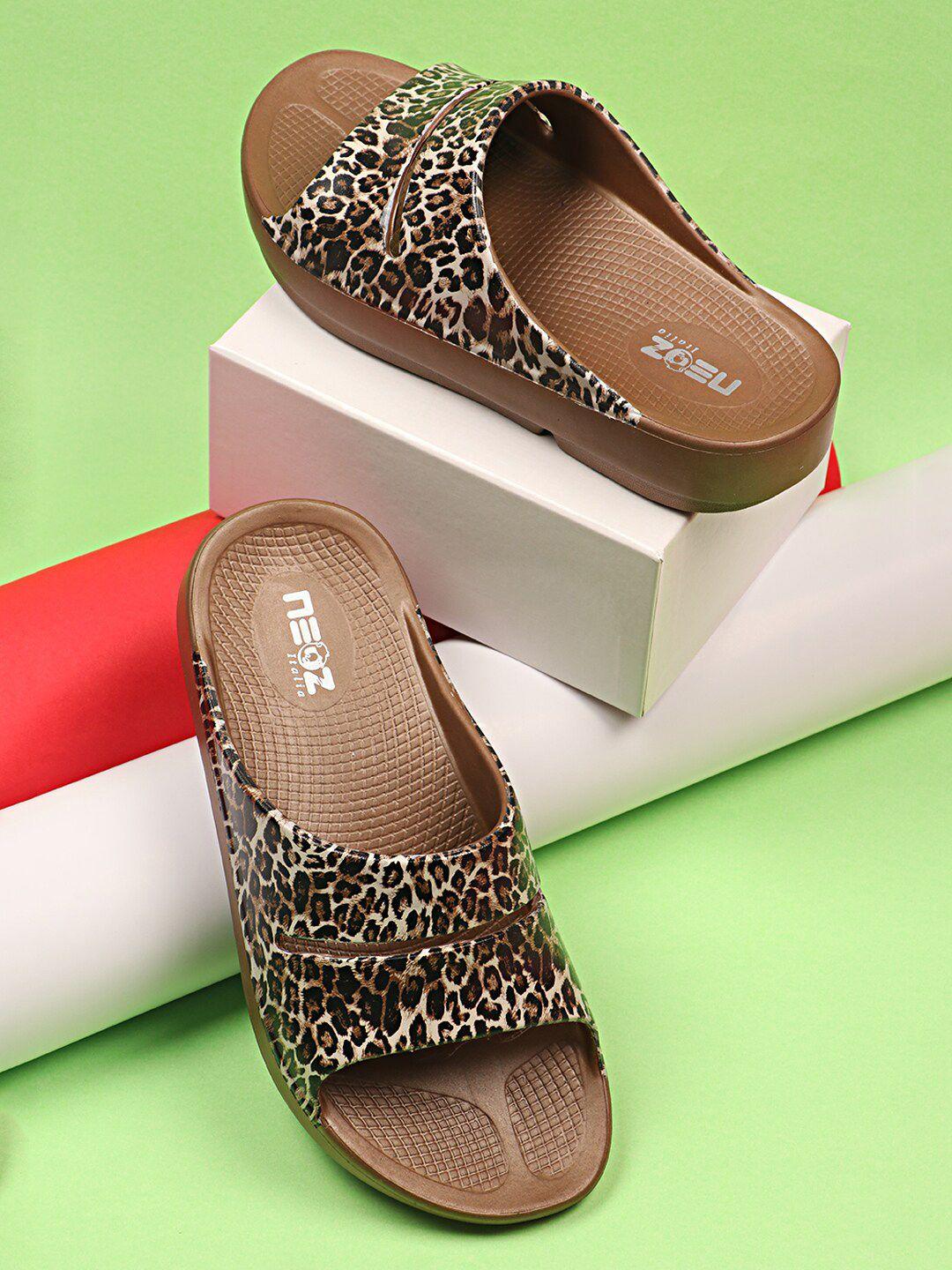 neoz women printed sliders