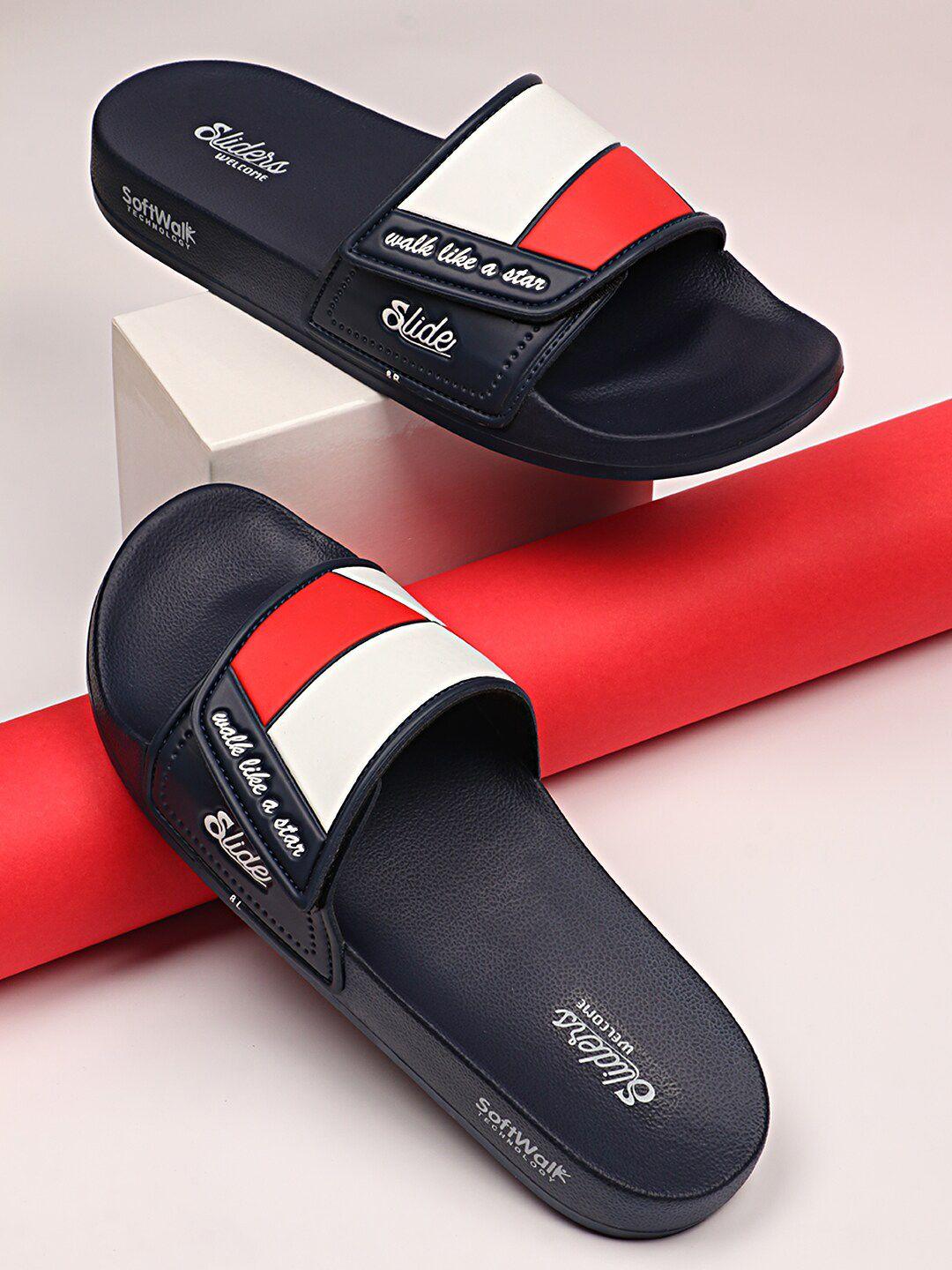 welcome men colourblocked sliders