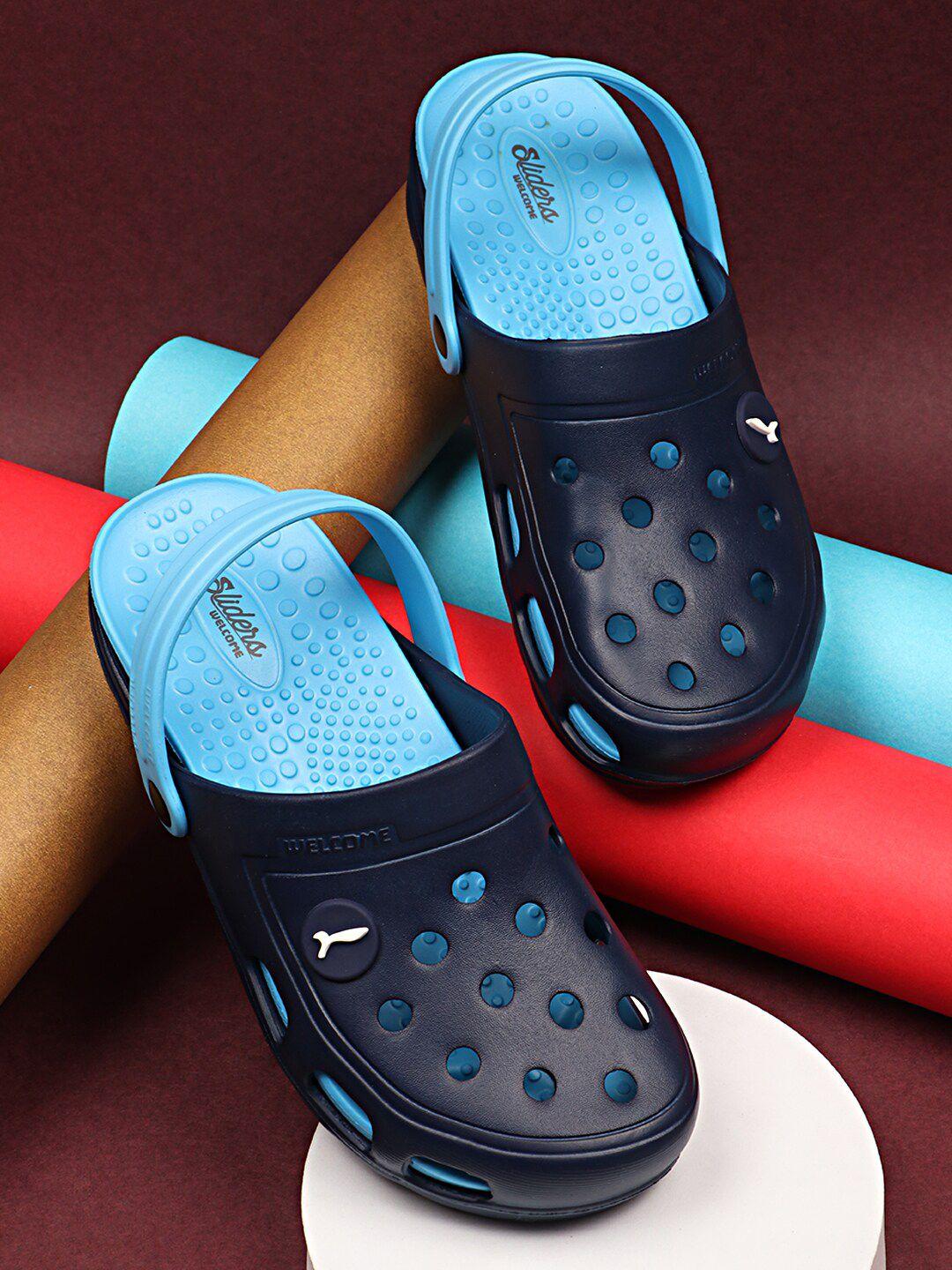 welcome men colourblocked clogs