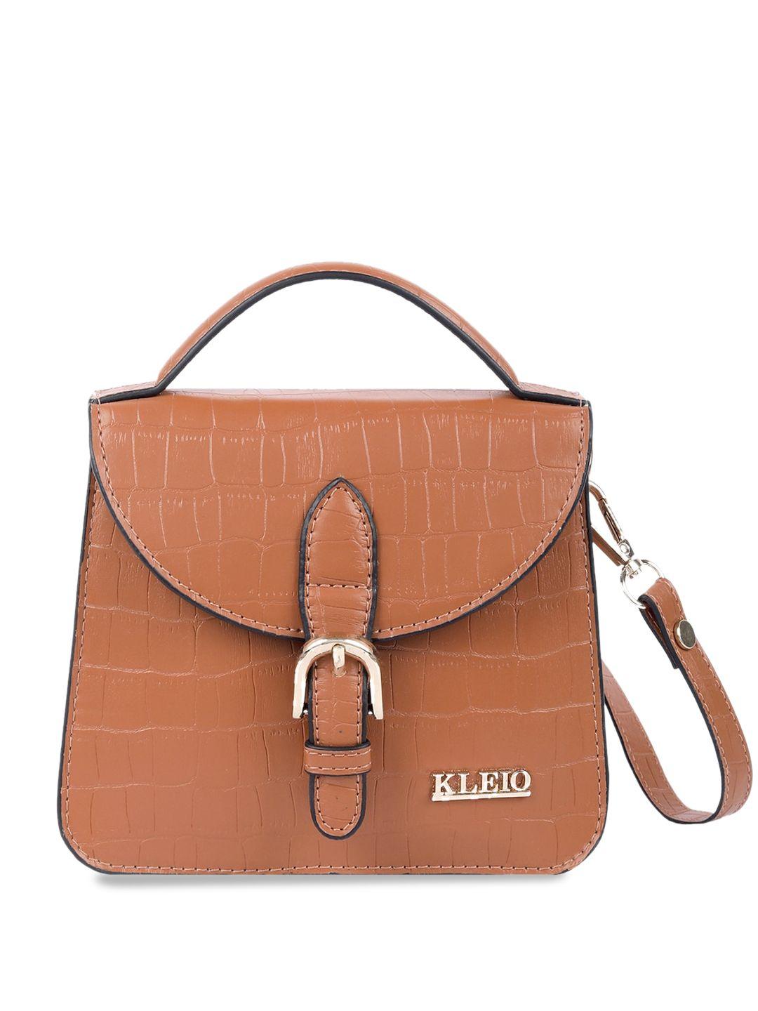 kleio textured pu structured satchel