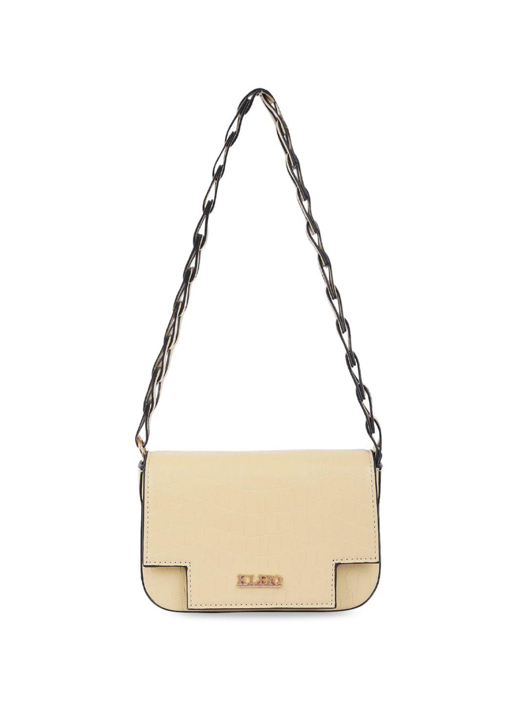 kleio textured structured sling bag