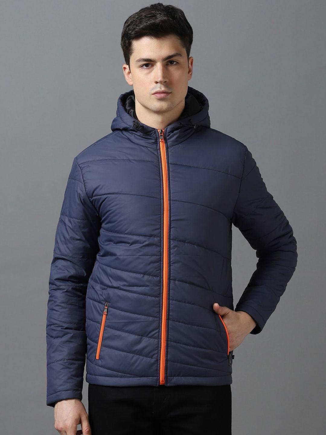 urbano fashion water resistant hooded padded jacket