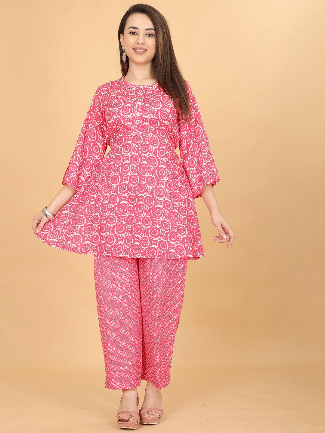 chansi printed tunic with trouser