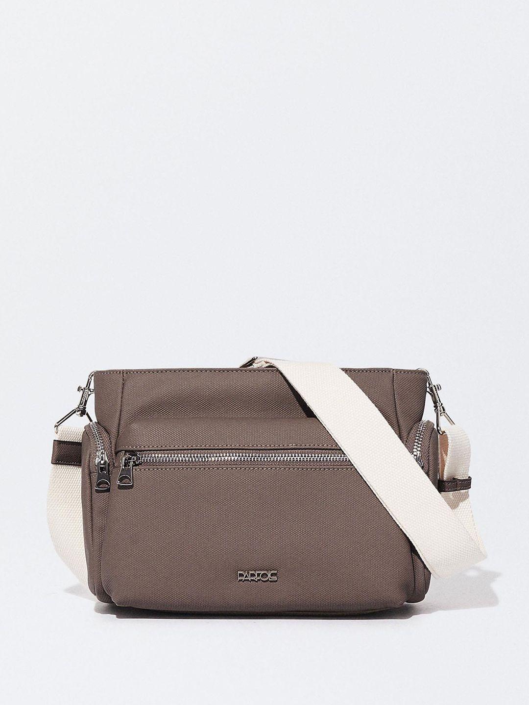 parfois textured structured sling bag