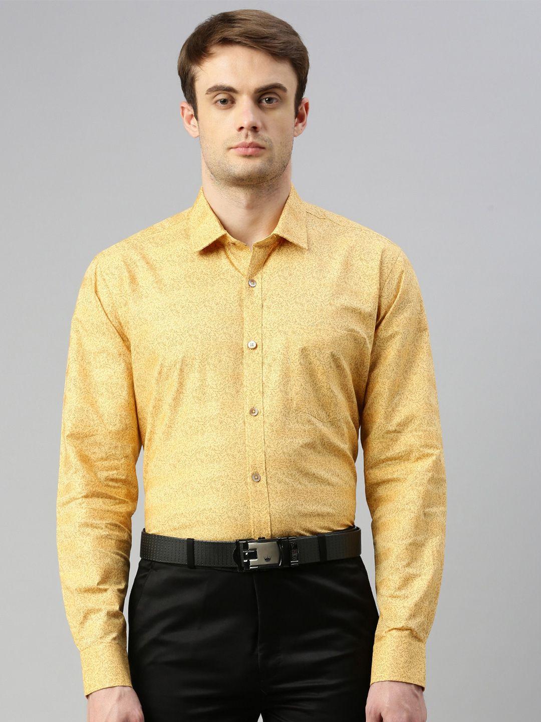 zedd micro ditsy printed opaque cotton formal shirt