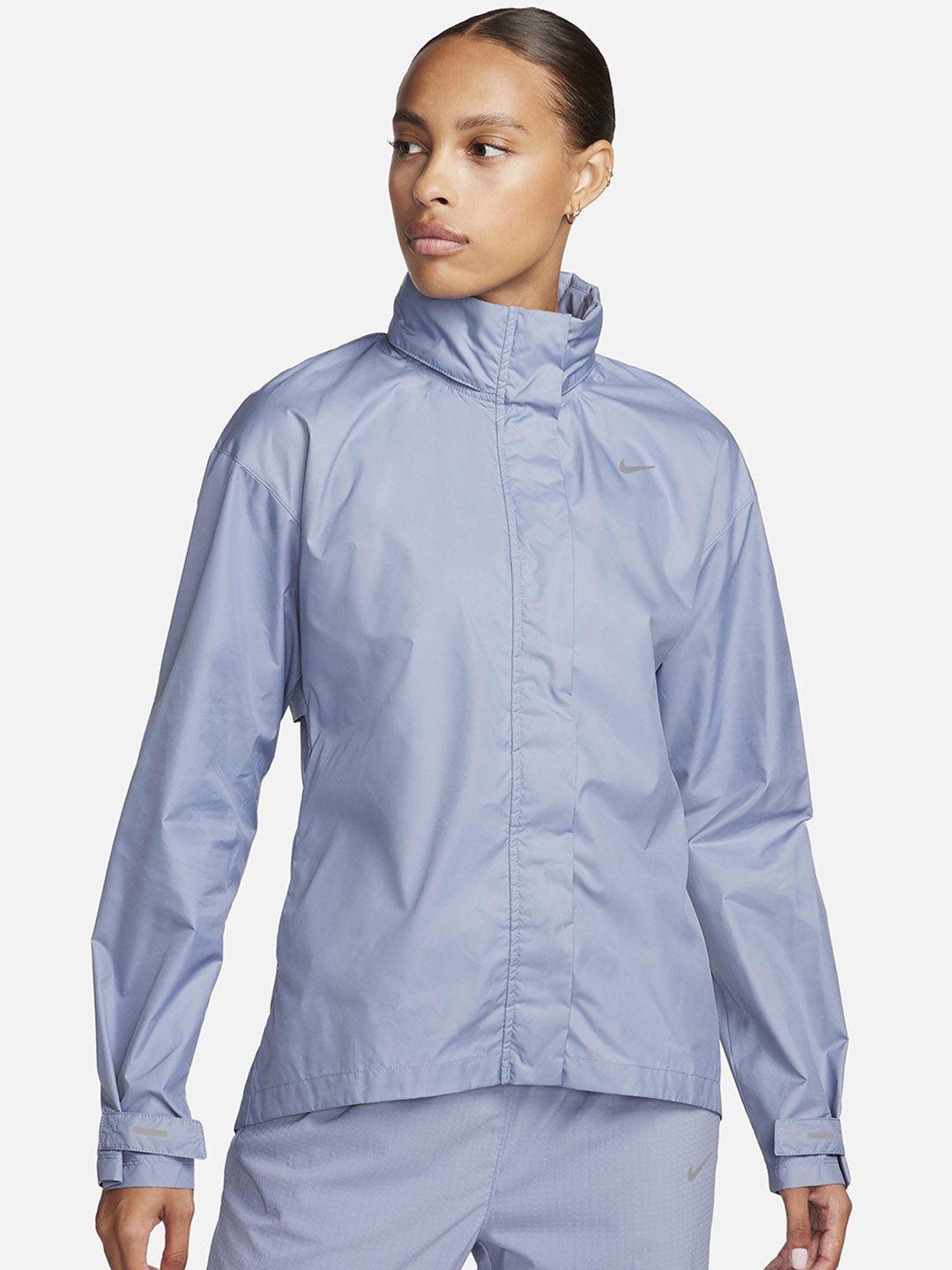 nike fast repel mock collar running sporty jacket